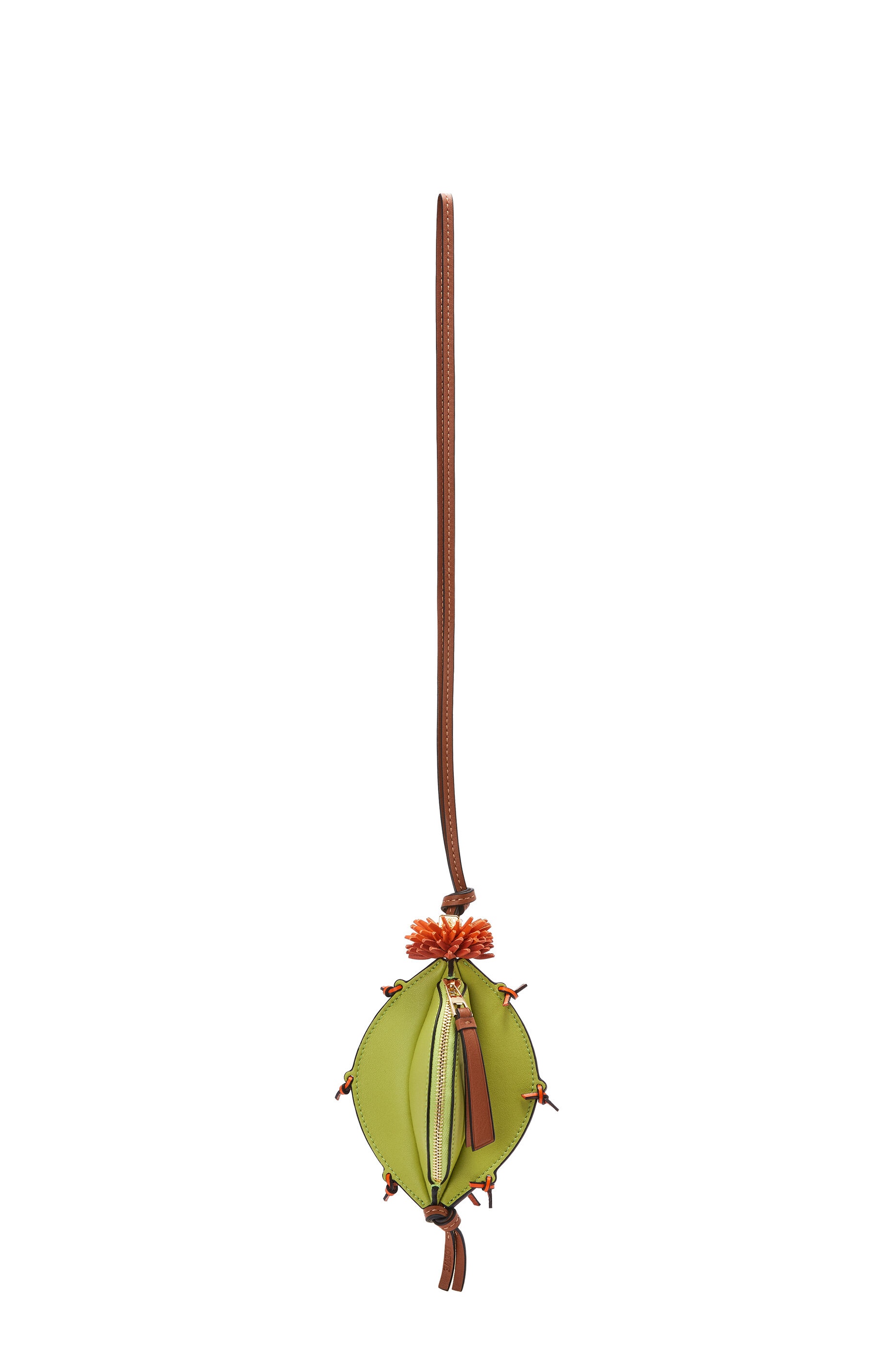 Watermelon cocktail charm in calfskin and brass - 6