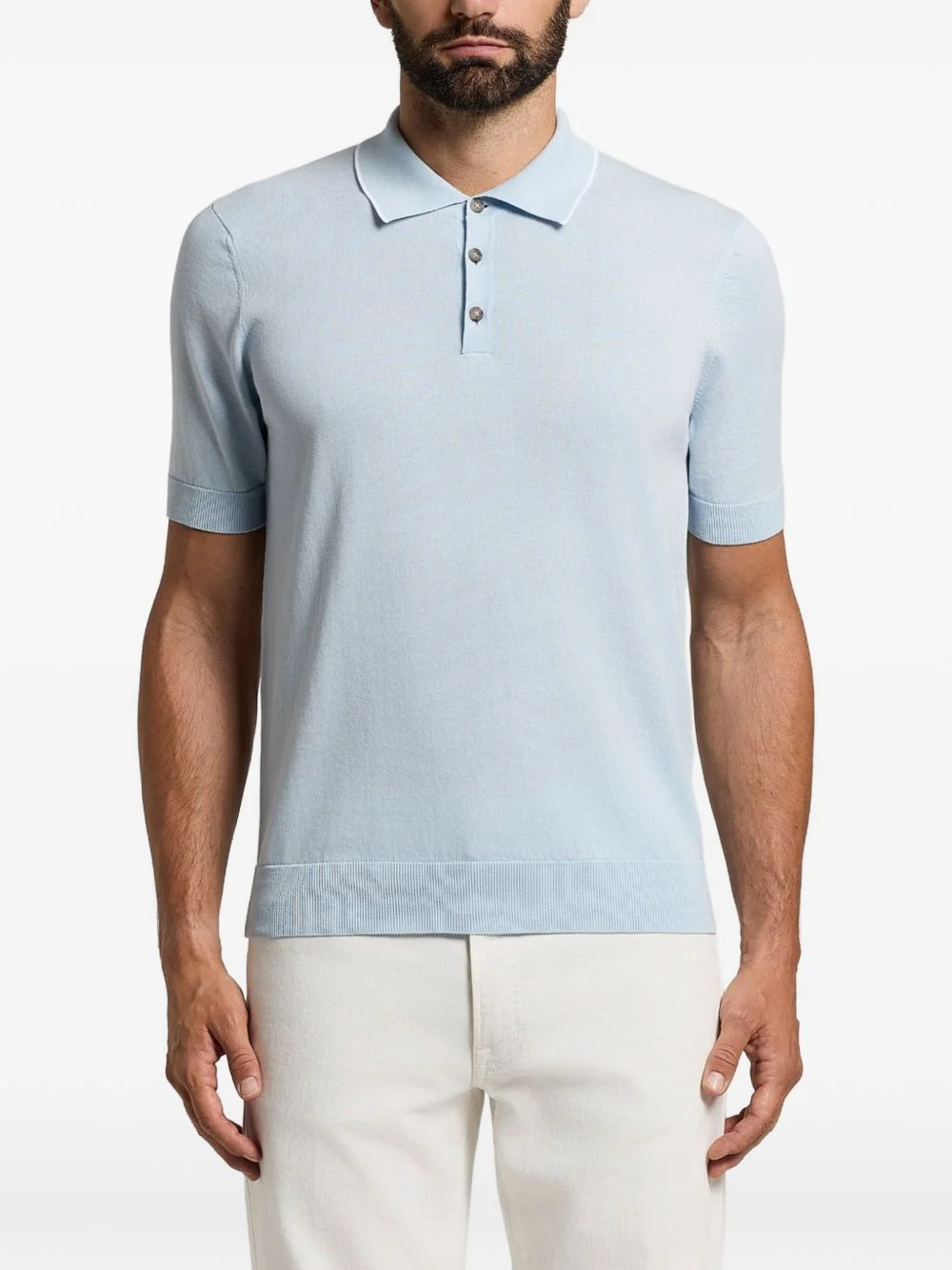 buttoned polo - 1