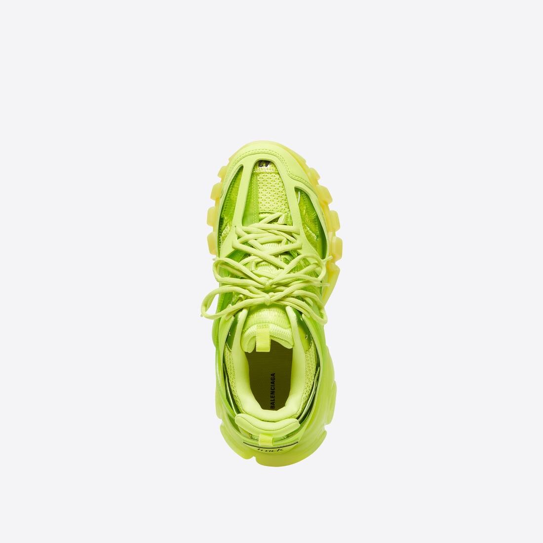 Men's Track Sneaker Clear Sole in Yellow - 4