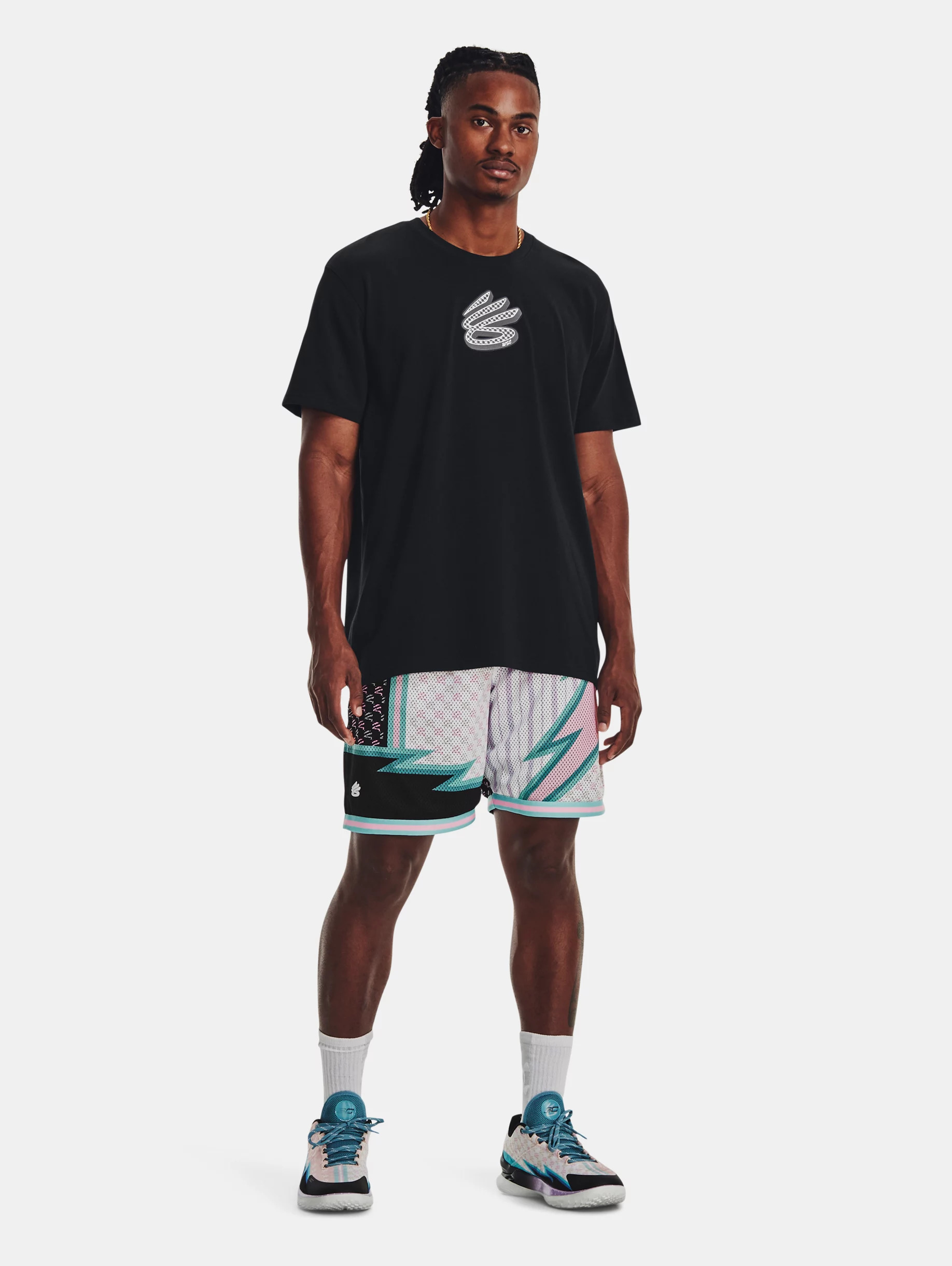 Men's Curry Logo Heavyweight Short Sleeve - 5