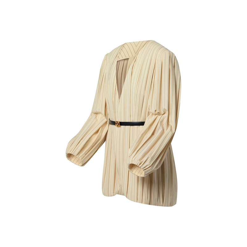 Louis Vuitton Draped Pinstripe Jacket outlook