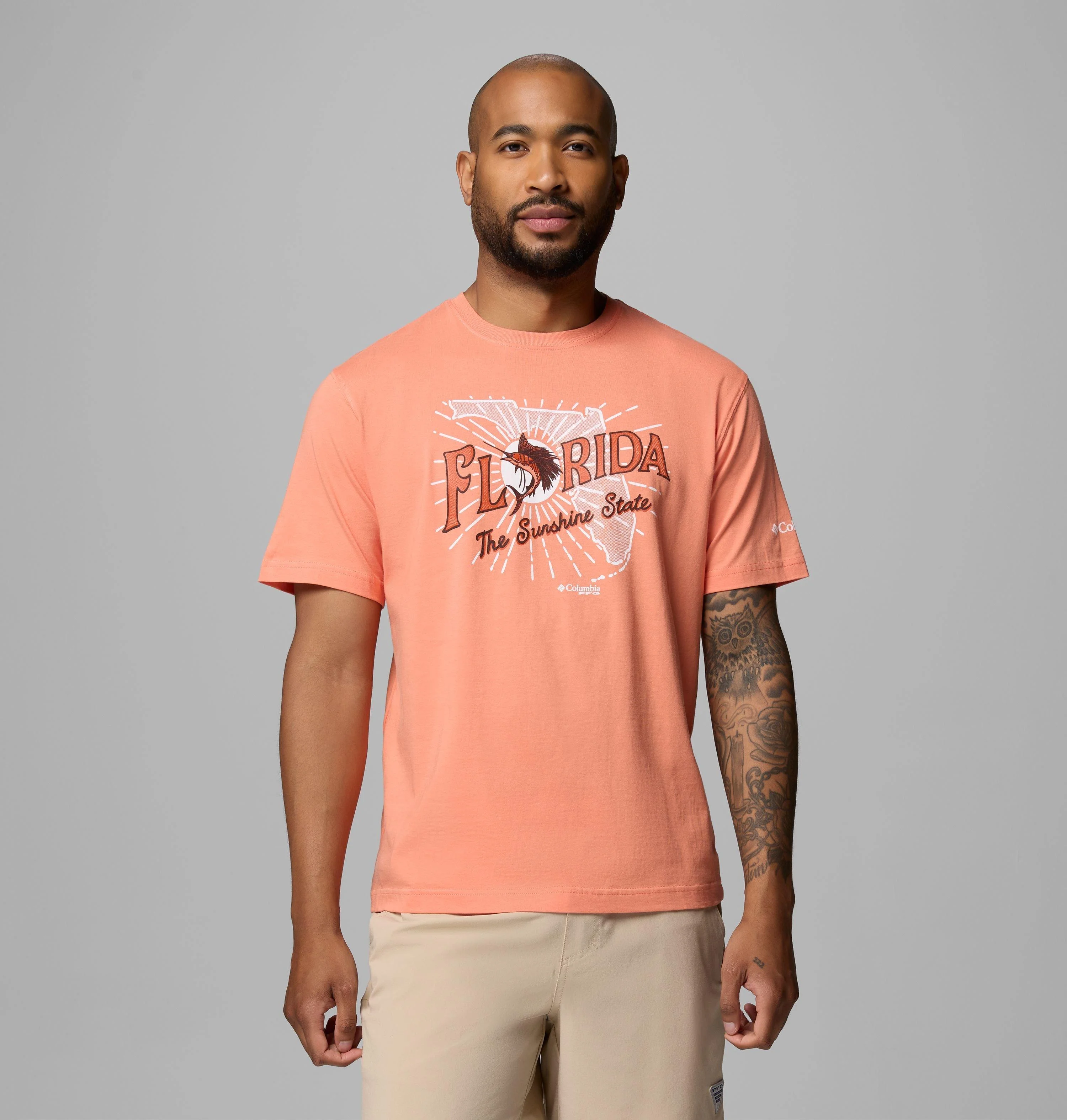 Men's Vacation Marlin FL PFG Short Sleeve T-Shirt - 1