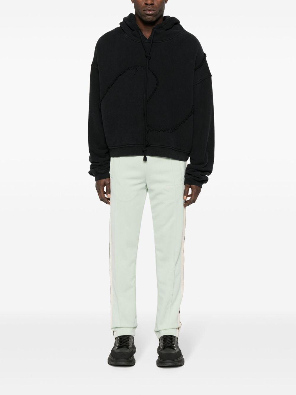 monogram-embroidered track pants - 2