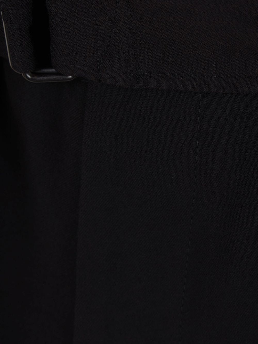 belted wool trousers - 3