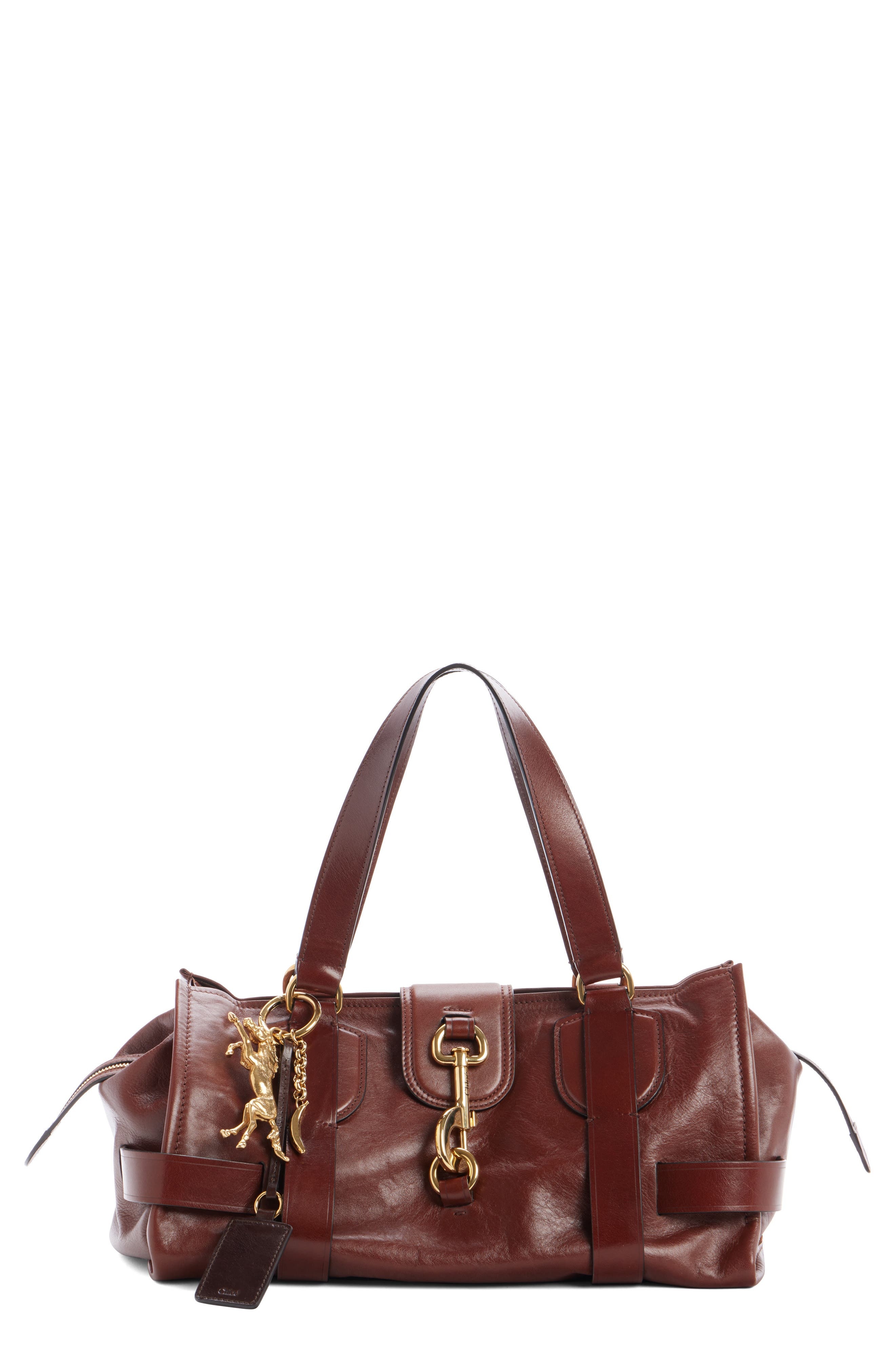 Chloé Small Kerala Leather Handbag in 25A Dark Ebony at Nordstrom - 1