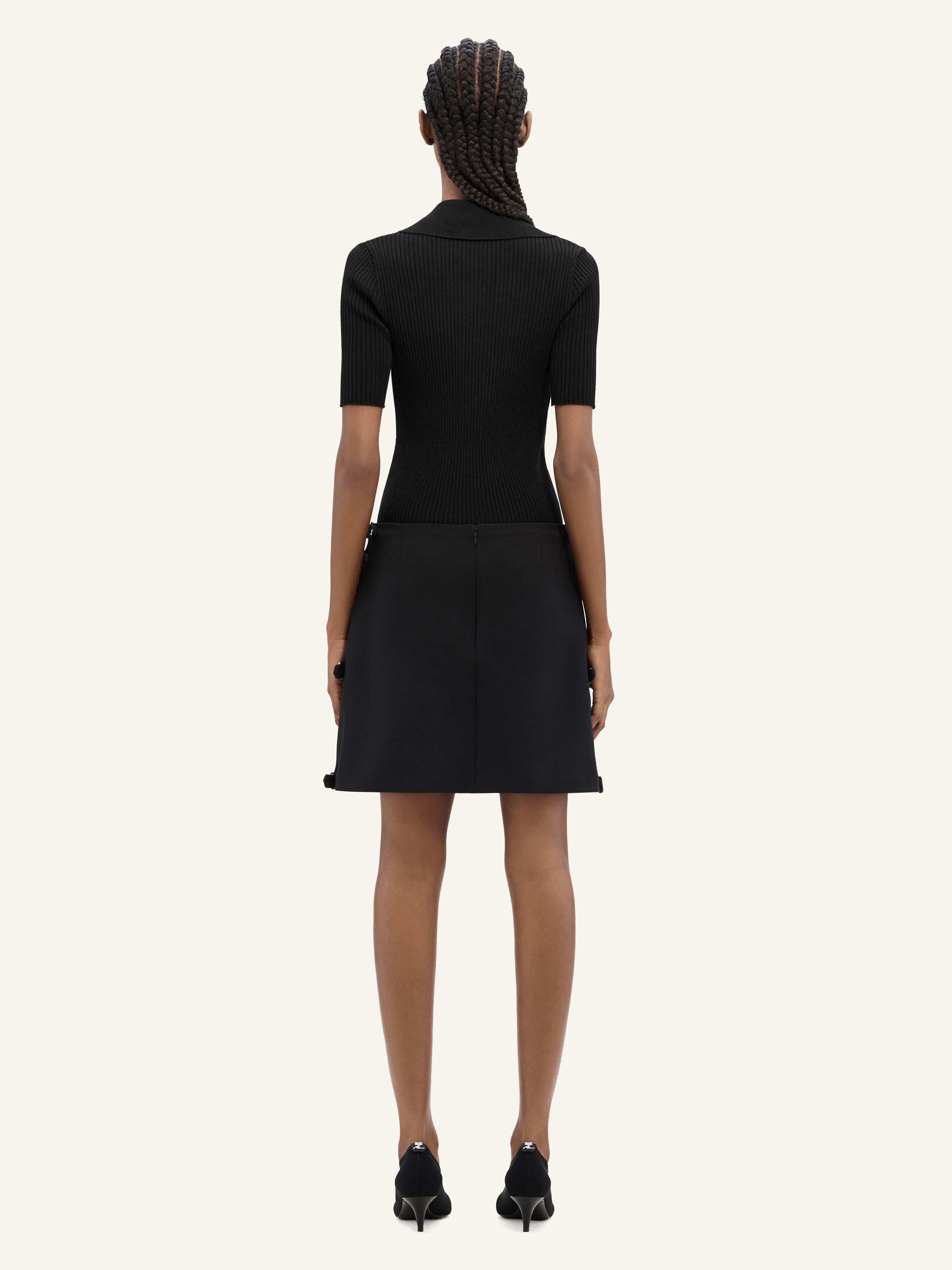 ICONIC RIB KNIT POLO SHIRT - 4