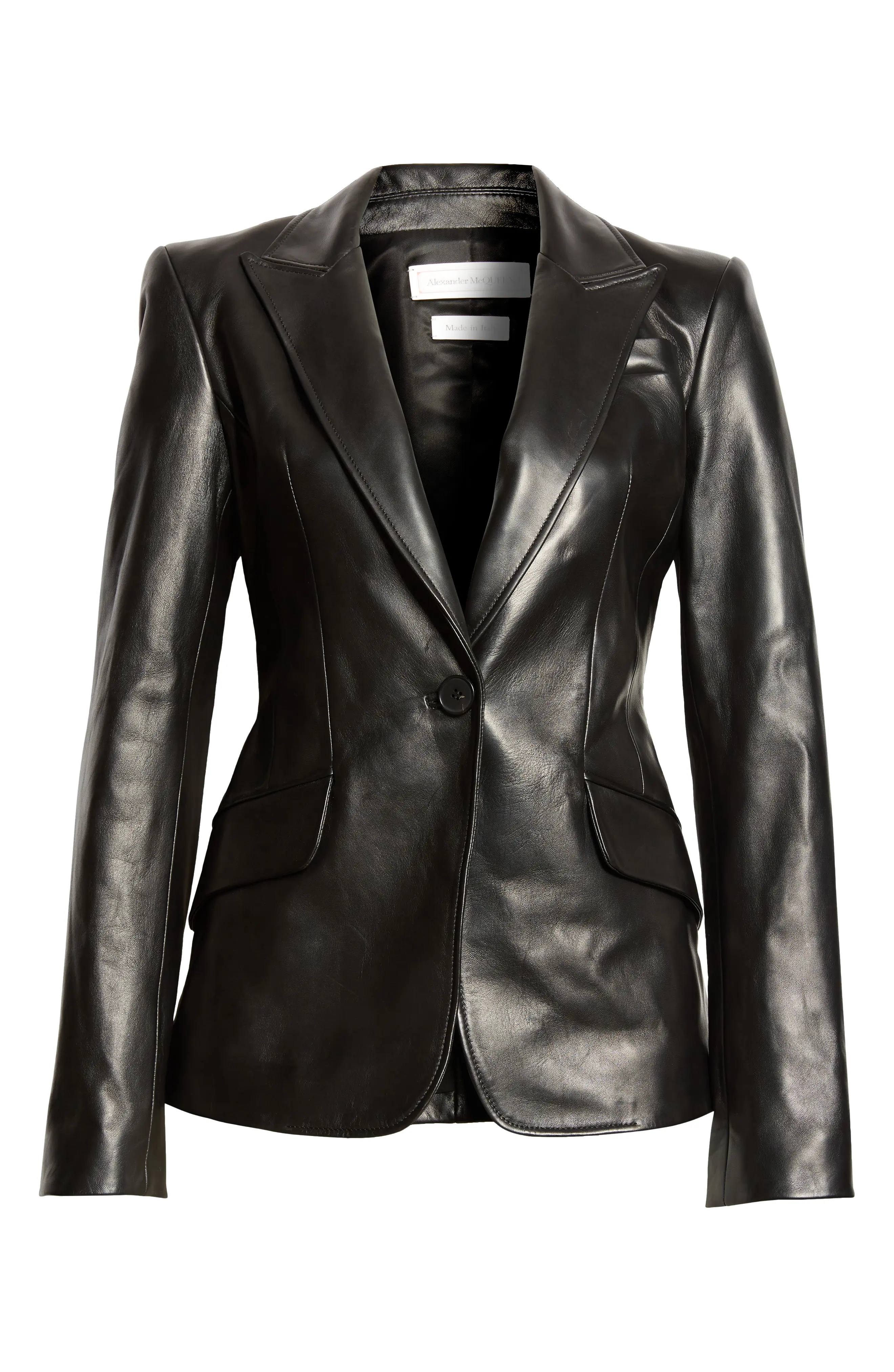 Tailored Leather Jacket - 1