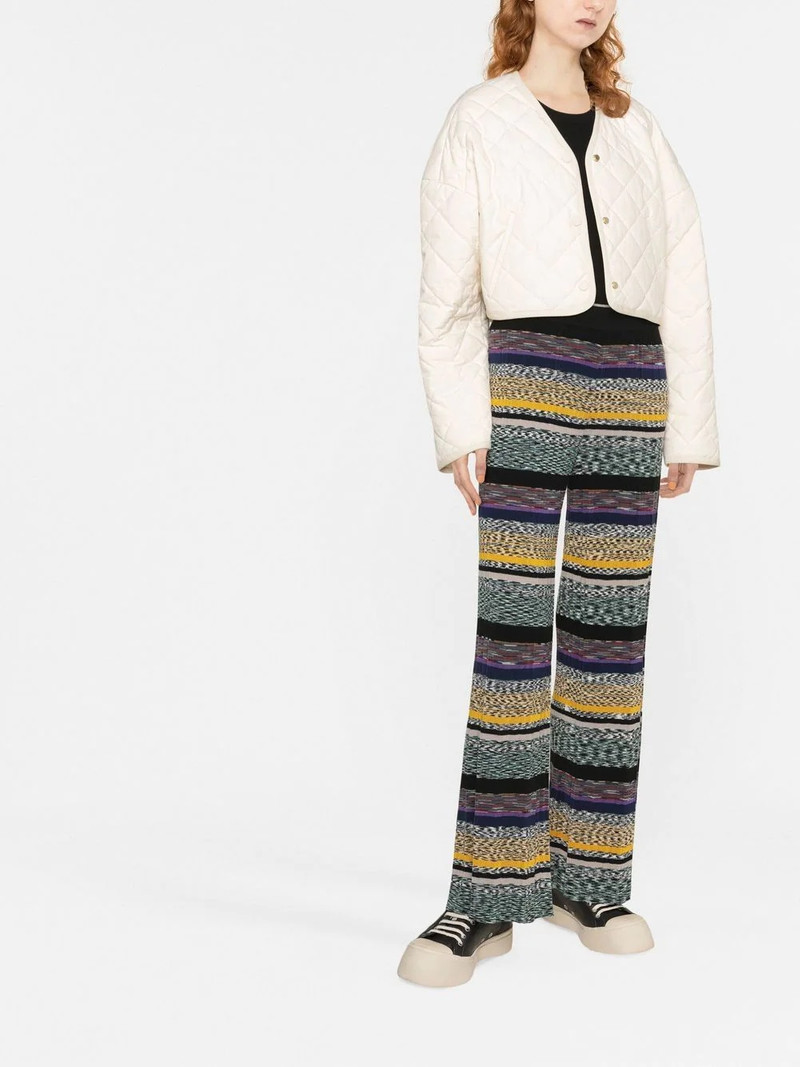 Missoni striped knitted trousers outlook