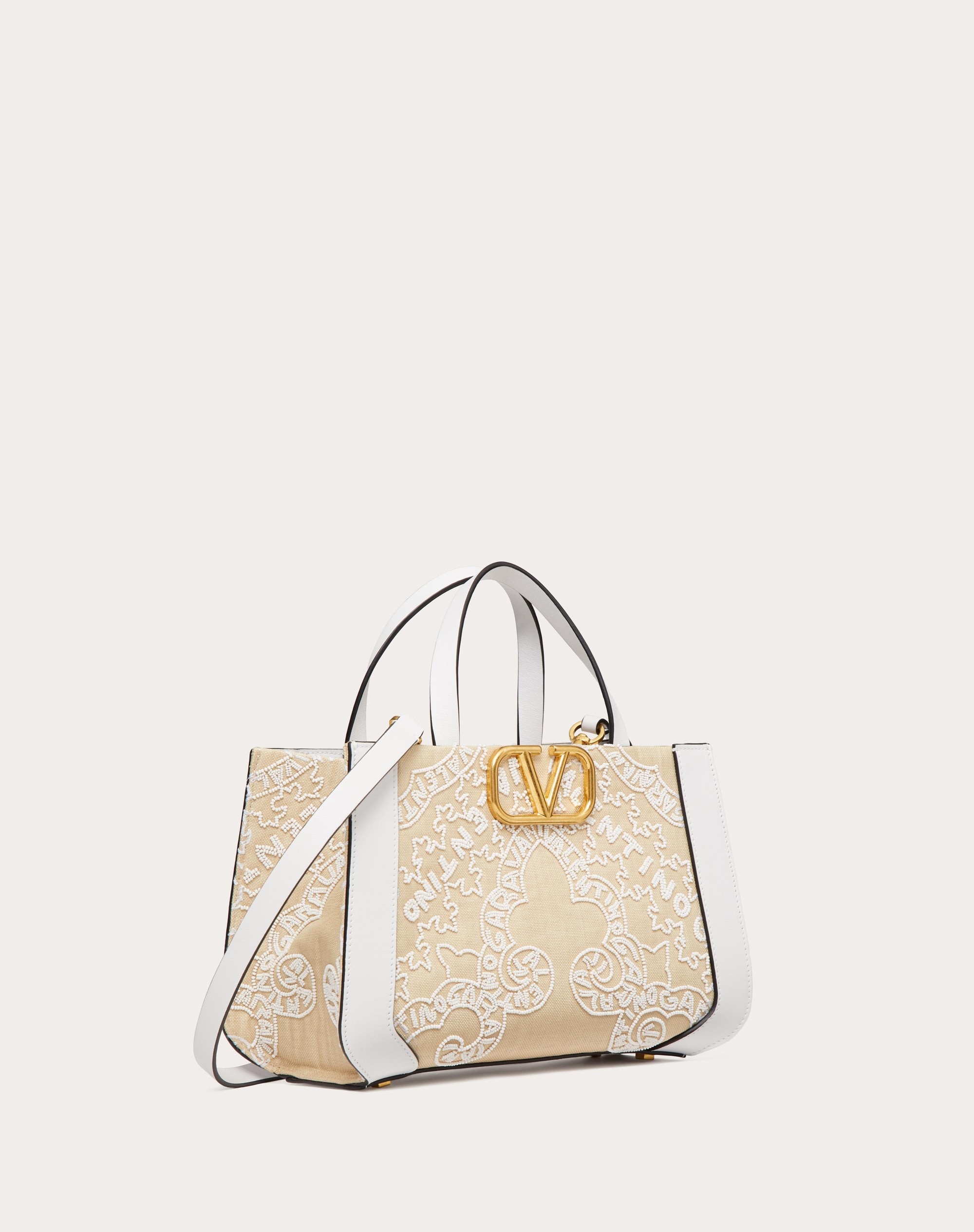 SMALL VLOGO SIGNATURE EMBROIDERED HANDBAG - 3