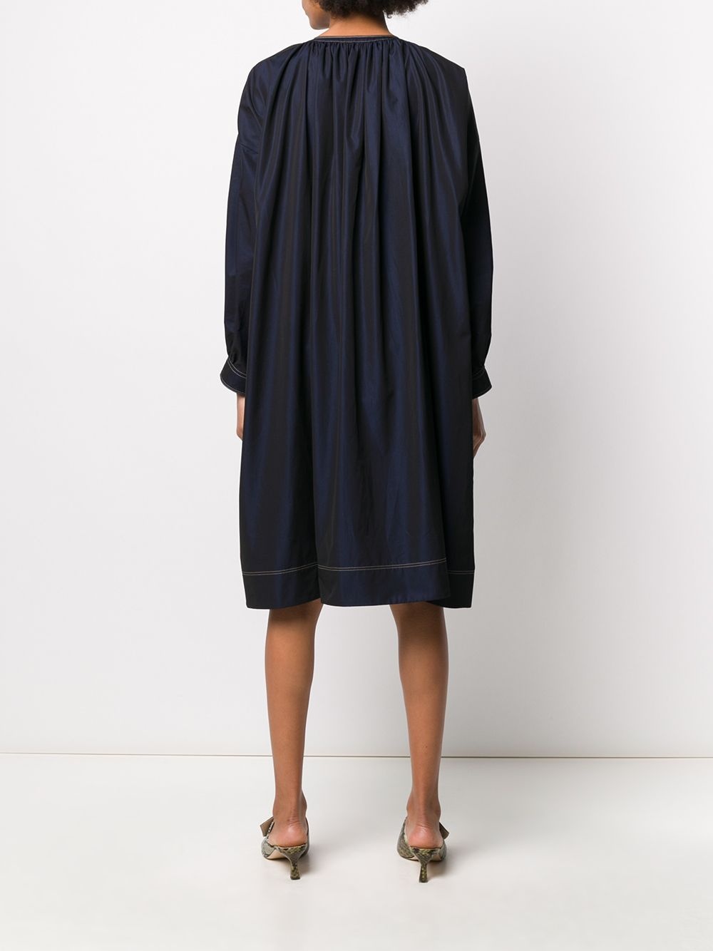 button details poplin dress - 4