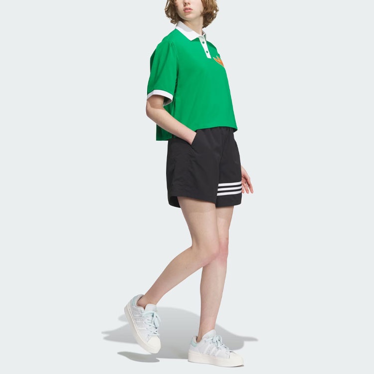 (WMNS) adidas originals Varct Polo Shirt 'Green' IU4767 - 4