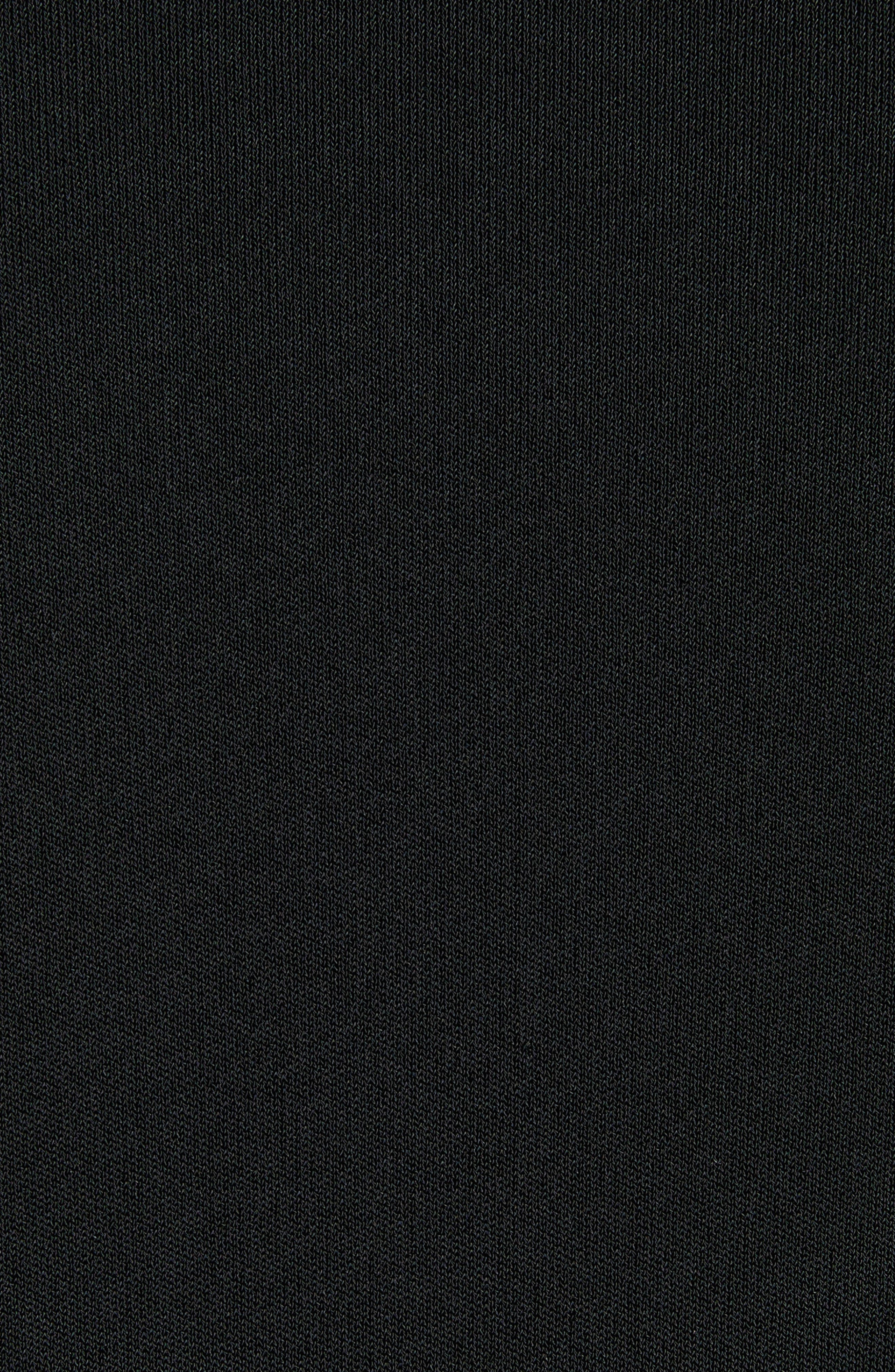 TOM FORD Plunge Neck Long Sleeve Crepe Jersey Dress in Lb999 Black at Nordstrom - 5
