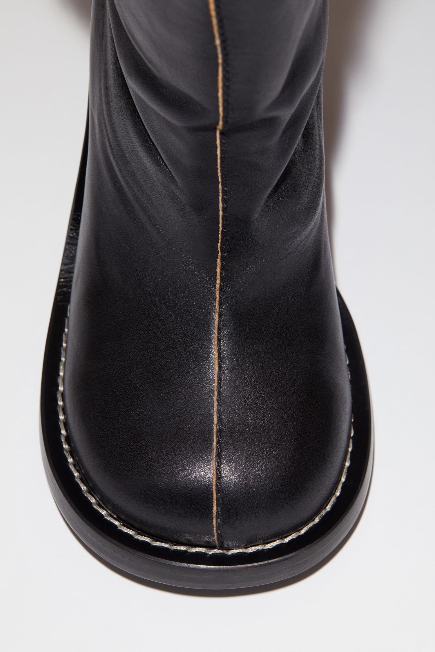 Leather ankle boots - Black - 6