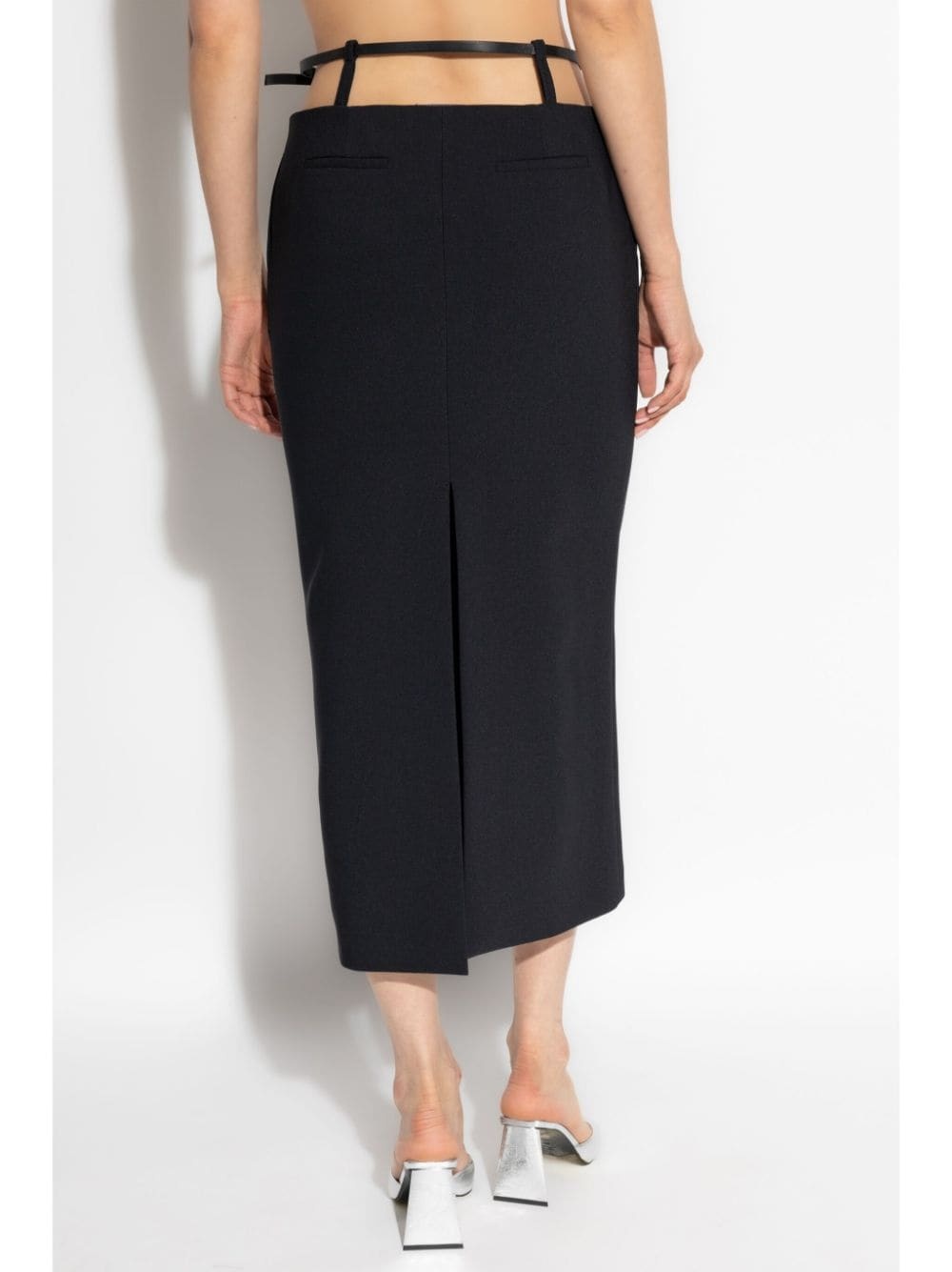 belted midi skirt - 2