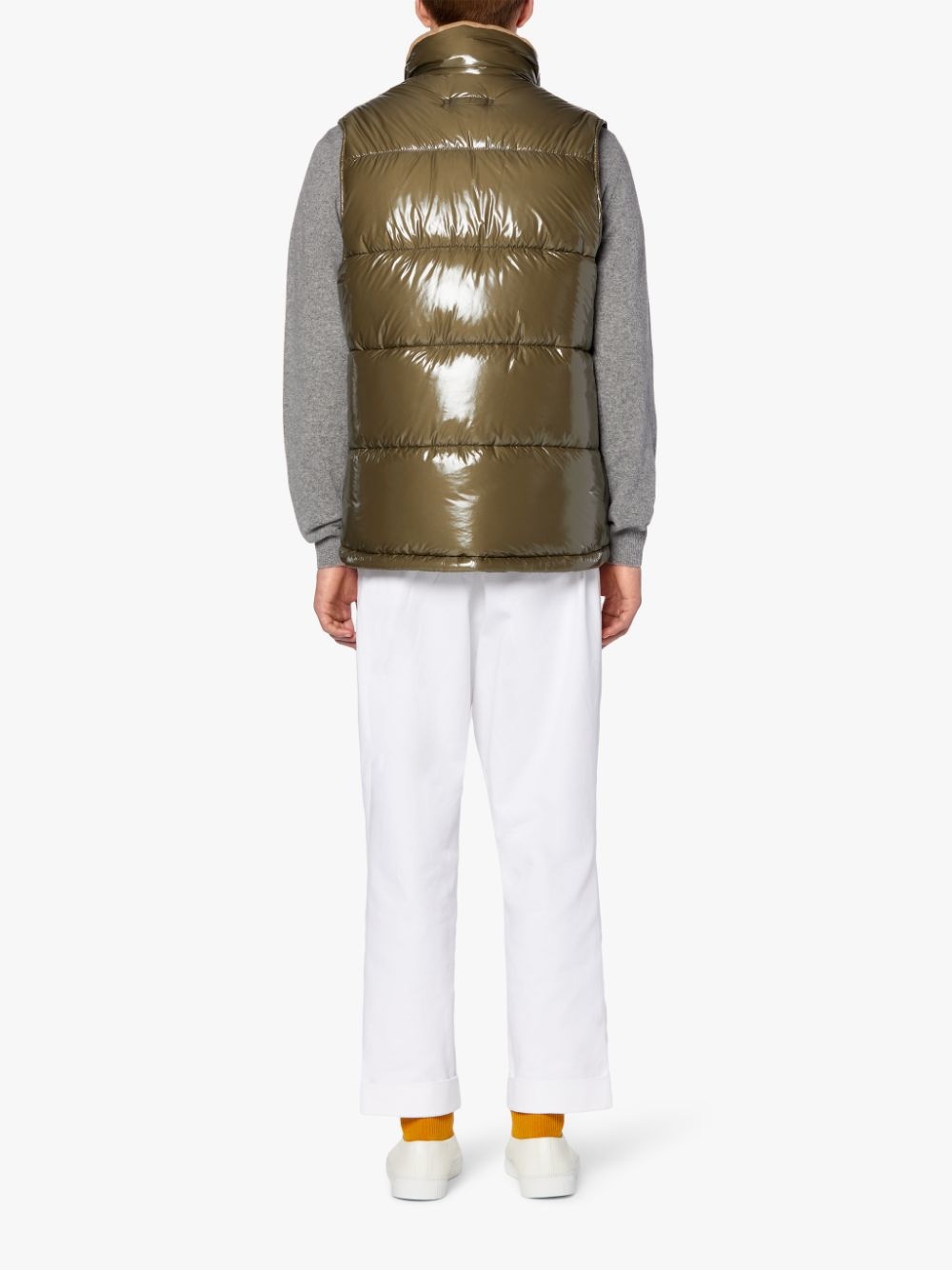 OSAKA KHAKI NYLON GILET | GQF-304 - 3
