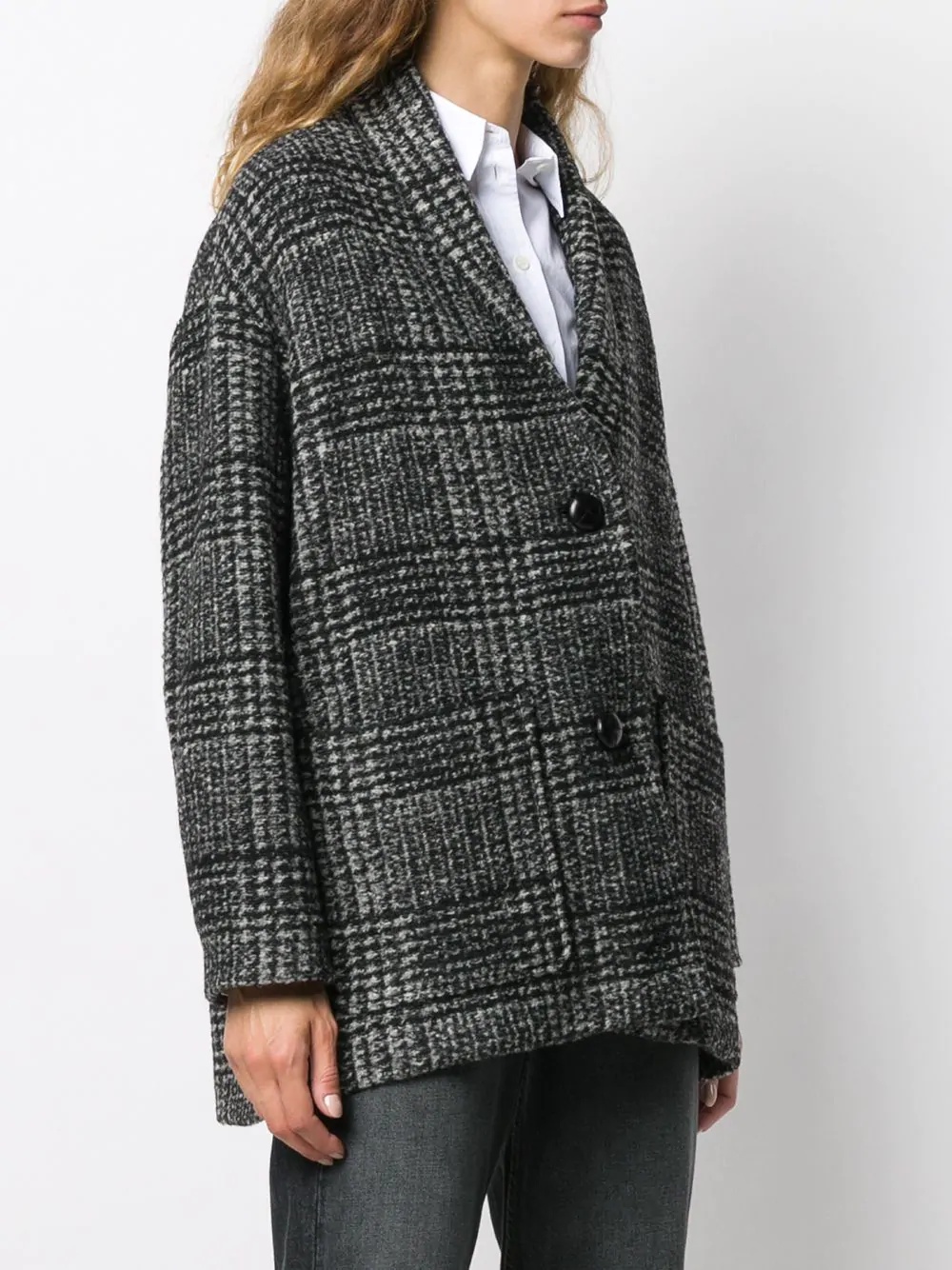 oversized tweed blazer - 3