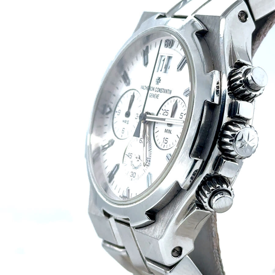 Pre-owned Vacheron Constantin Overseas Chronograph Automatic Silver Dial Men's Watch 49140/423A-8790 - 4