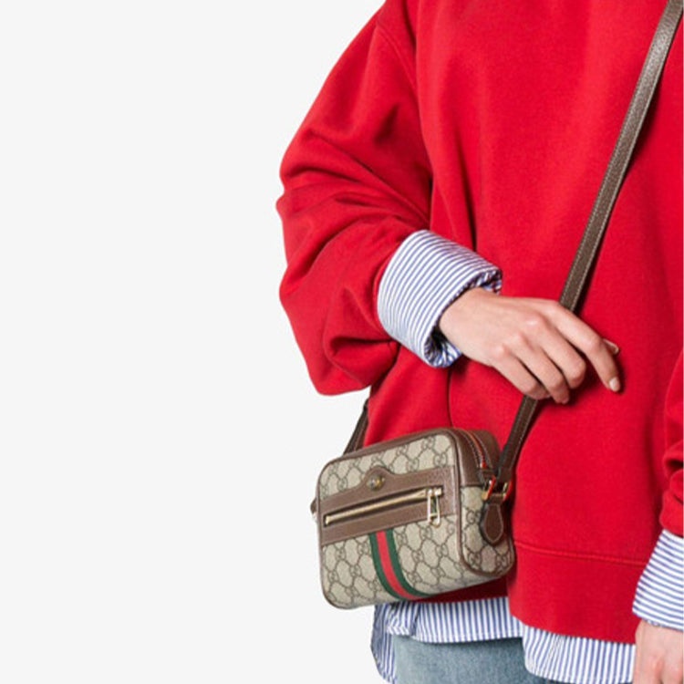 Gucci Ophidia Series Bag MIni-Size Brown 'Cream' 517350-96IWS-8745 - 7