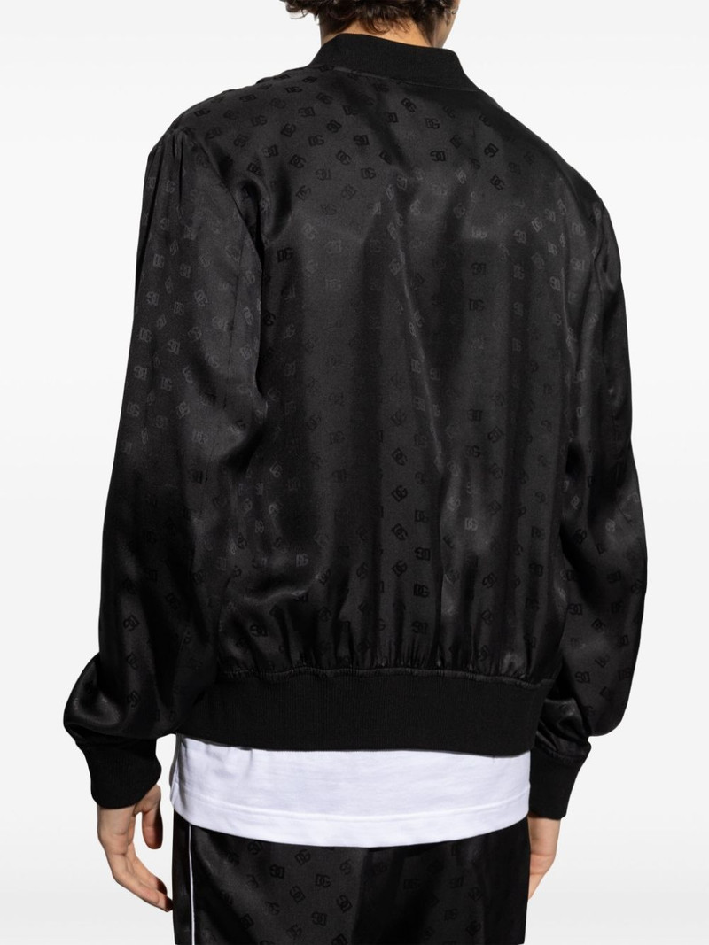 logo-print bomber jacket 4