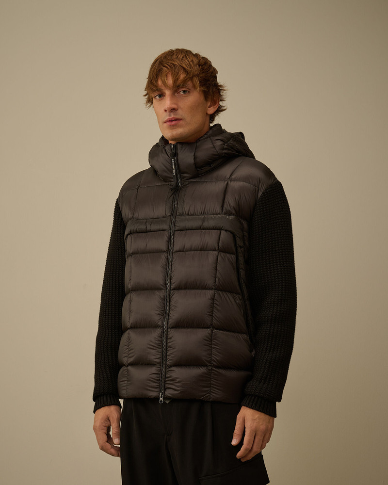 Extrafine Merino Wool Mixed Full Zip Goggle Sweater 3