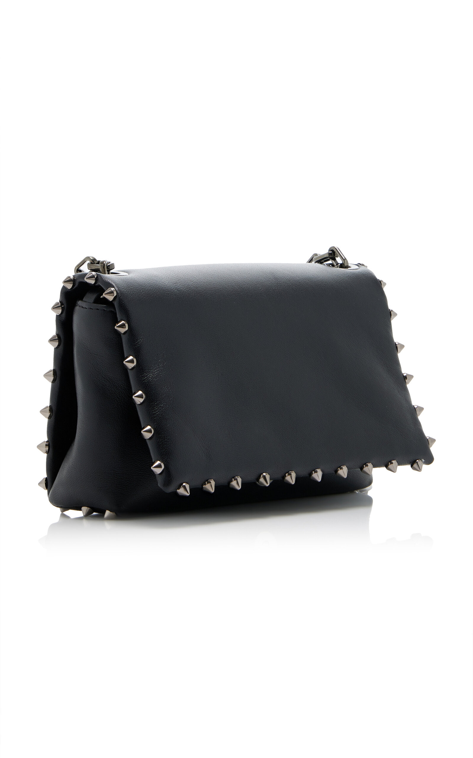 Spiky Leather Pouch black - 5