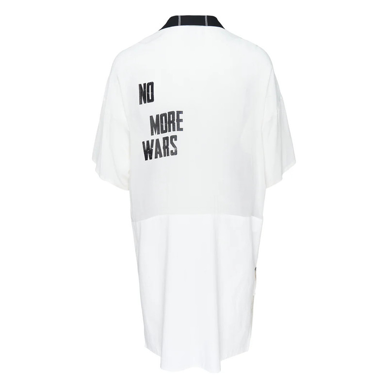Yohji Yamamoto Printed Paneled Collar Jacket outlook