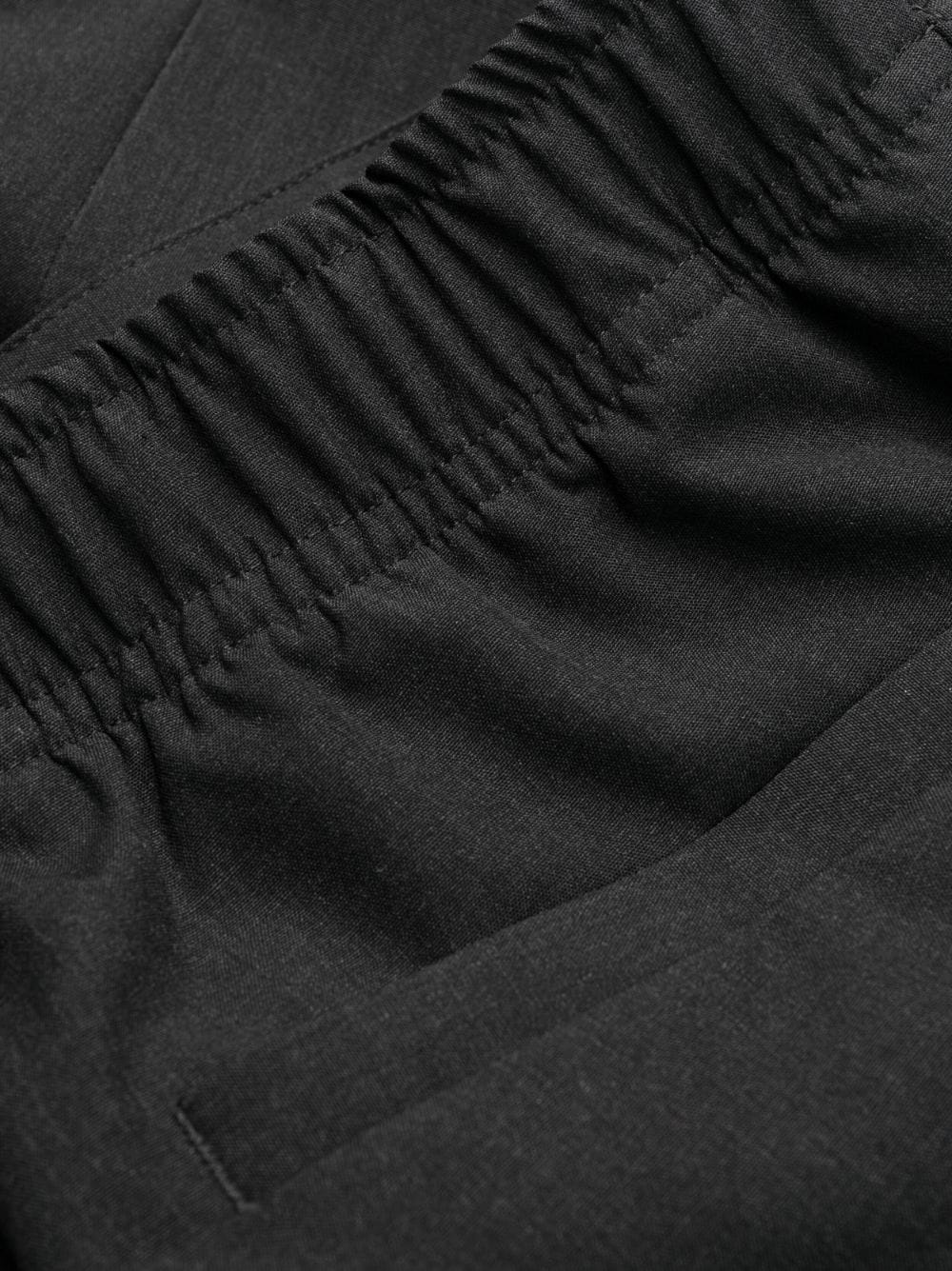 distressed wool trousers - 6