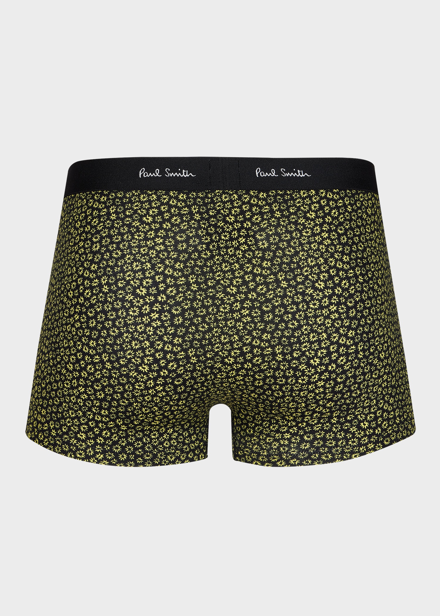 Black And Yellow 'Daisies' Boxer Briefs - 2