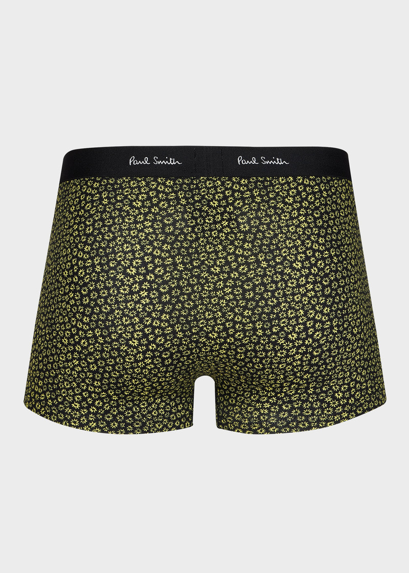 Paul Smith Black And Yellow 'Daisies' Boxer Briefs outlook