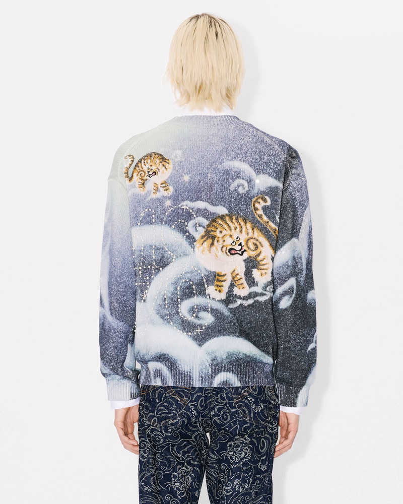 'KENZO Cloud Tiger' genderless embroidered cardigan 9