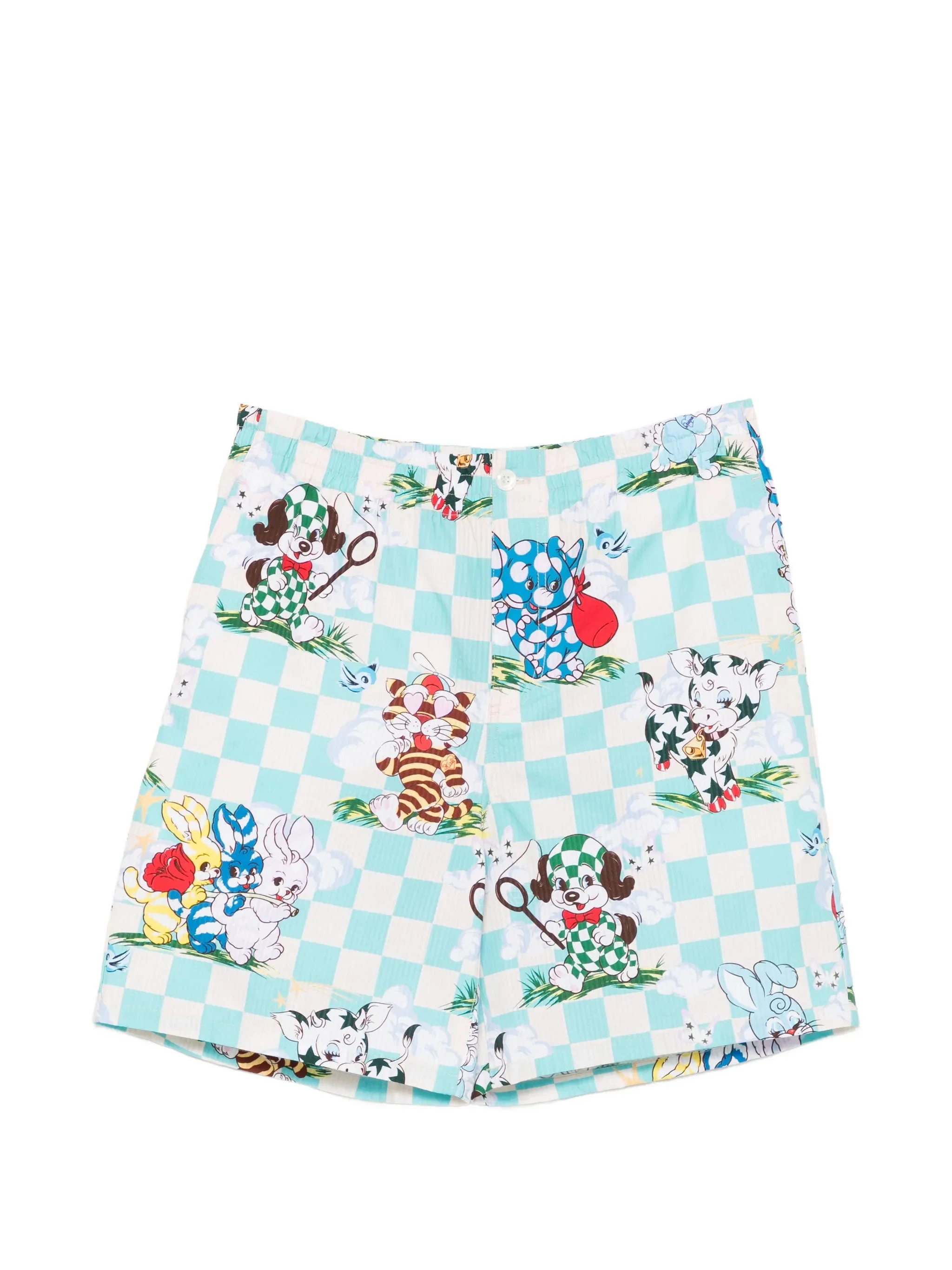 Kenzo Cartoon Elasticated Shorts - 1
