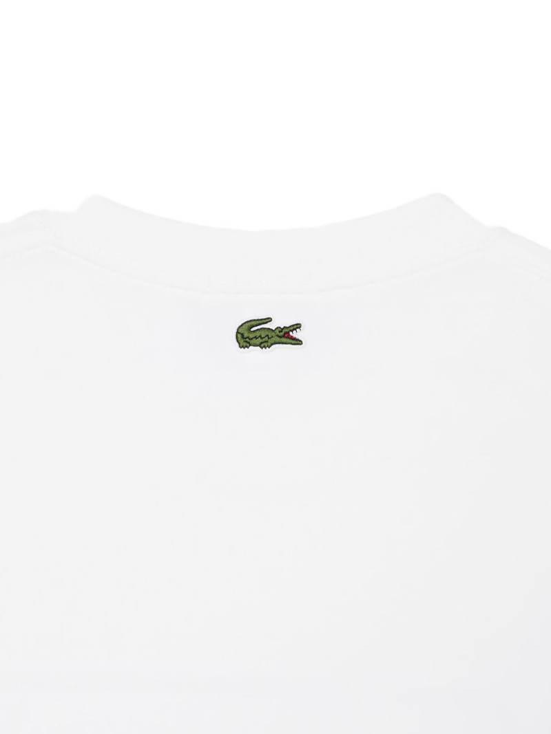 embossed-logo round-neck T-shirt 3