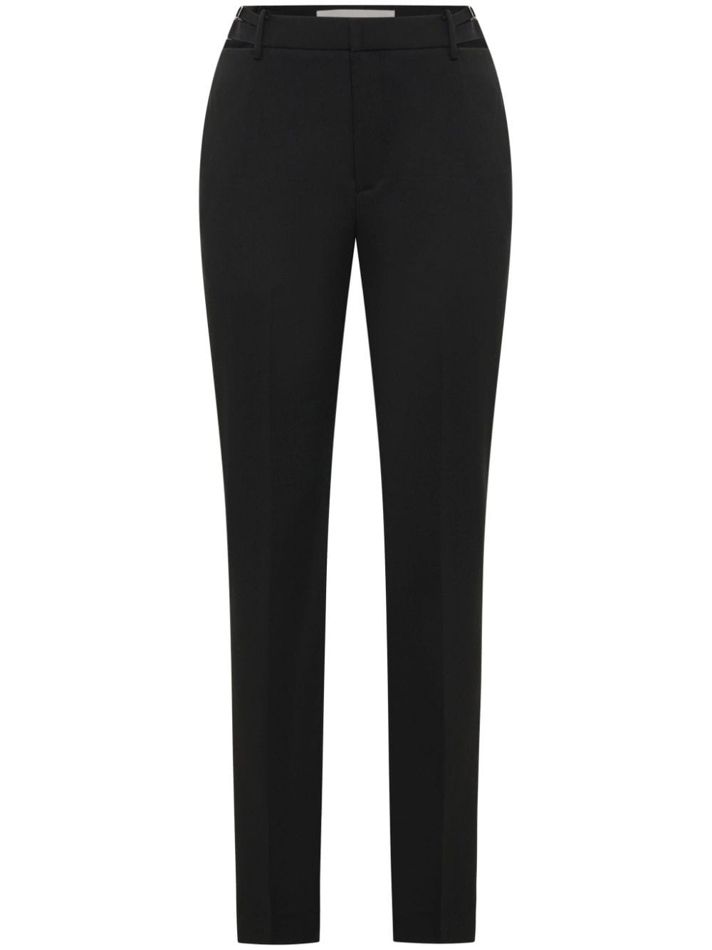 cut-out tailored trousers - 1