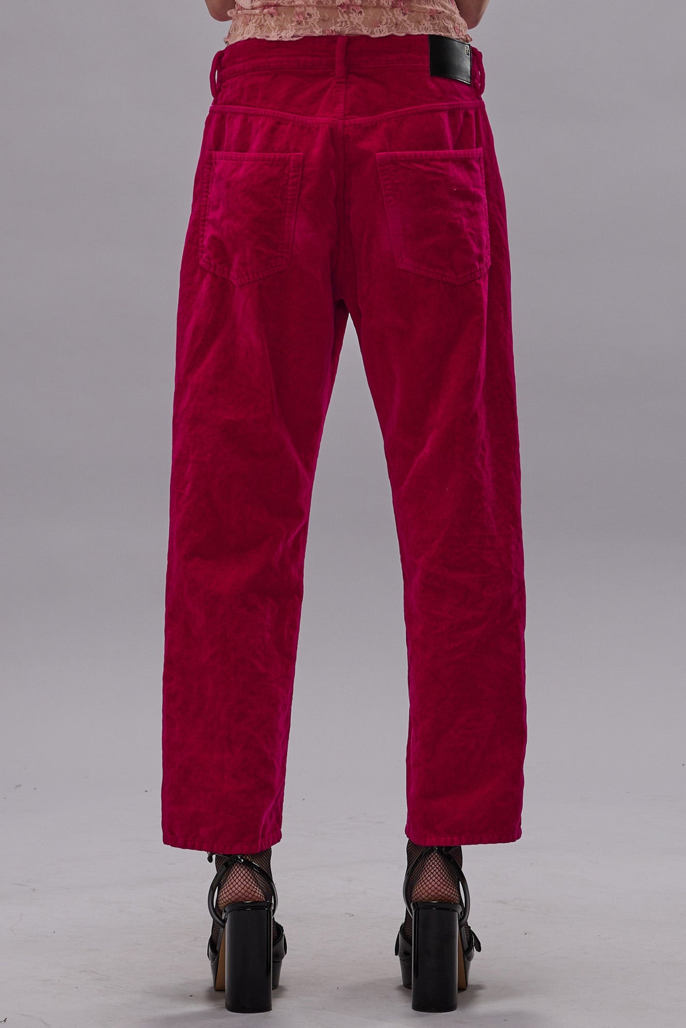 BOYFRIEND JEAN - RASPBERRY VELVET - R13 - 7