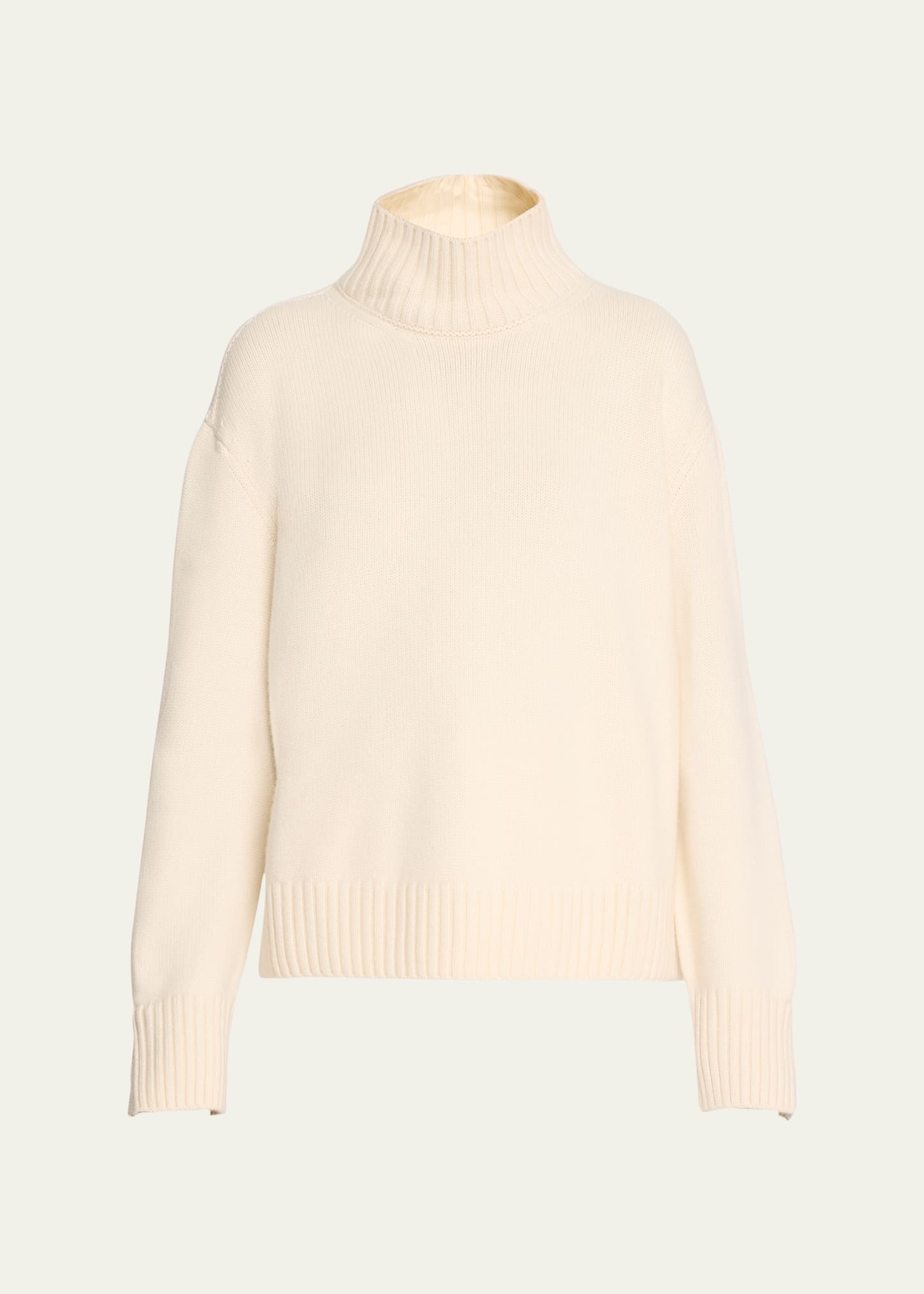 Parksville High-Neck Cashmere Sweater - 1