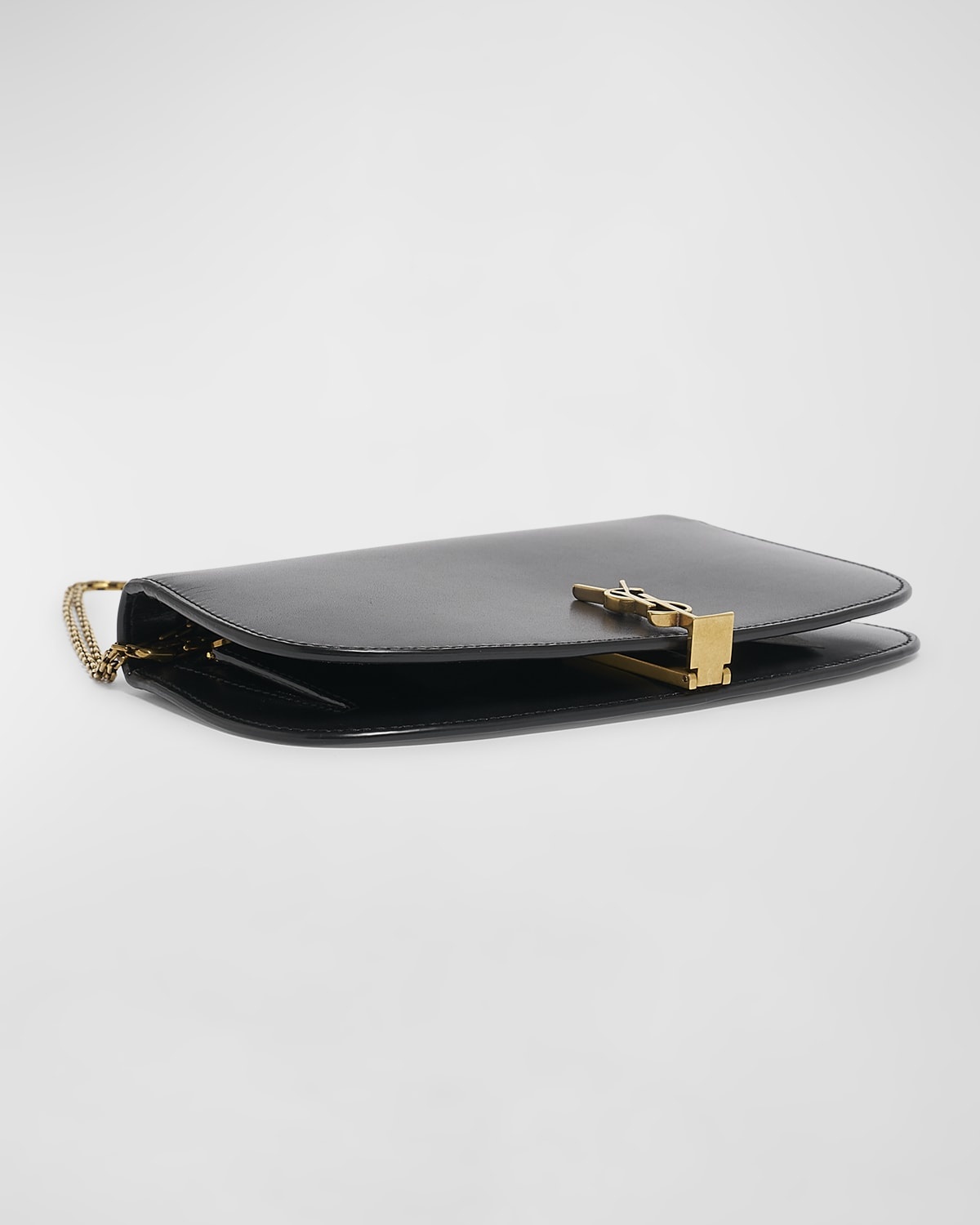 Voltaire YSL Monogram Wallet on Chain in Grained Leather - 7