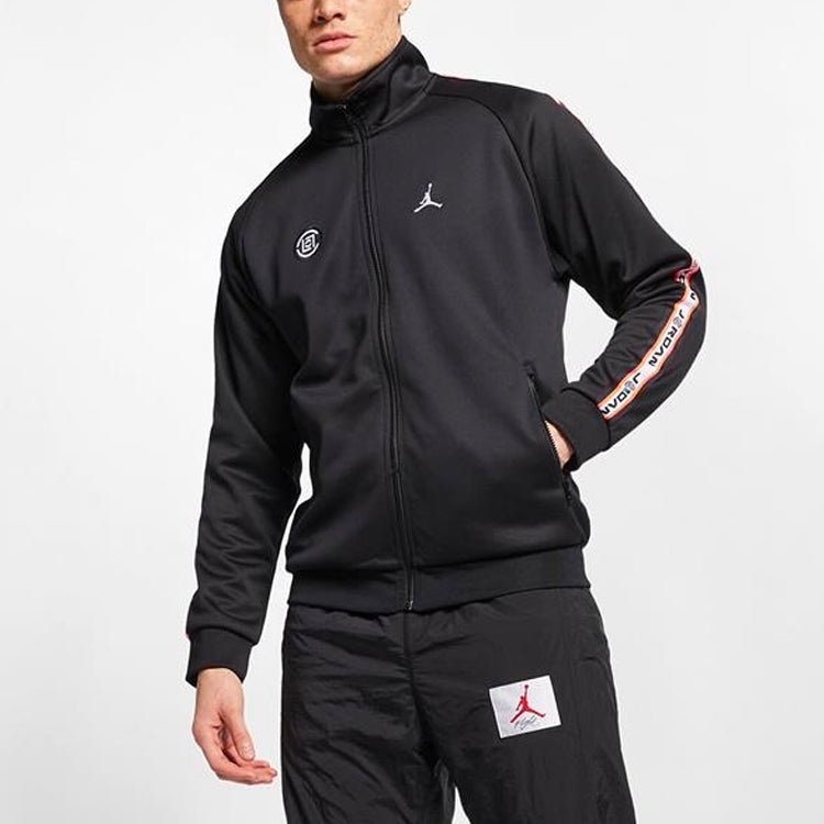 Air Jordan x CLOT Mesh Shorts Crossover Sports Jacket US Edition Black AR8401-010 - 3