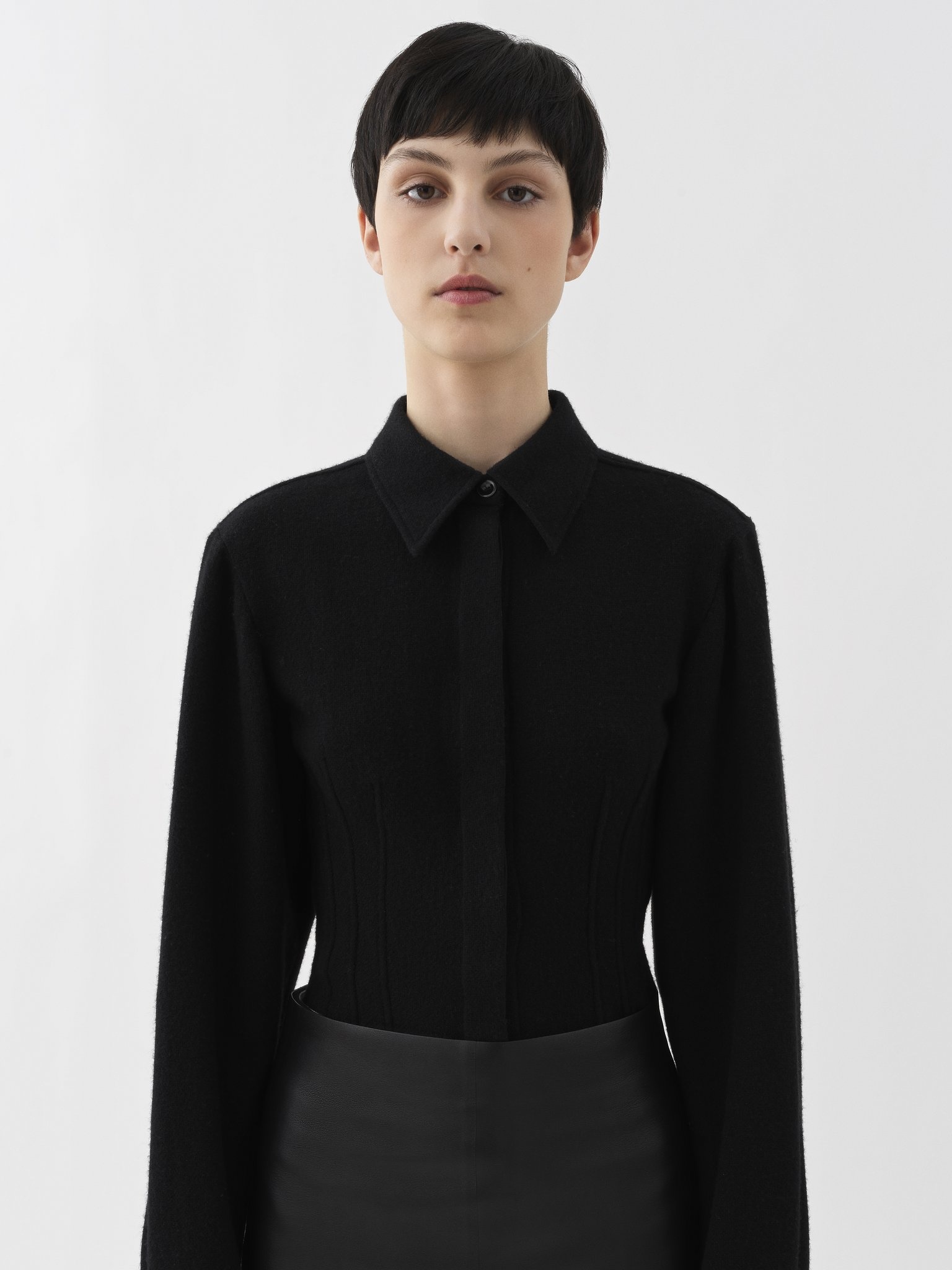 CORSET-DETAIL SHIRT - 2