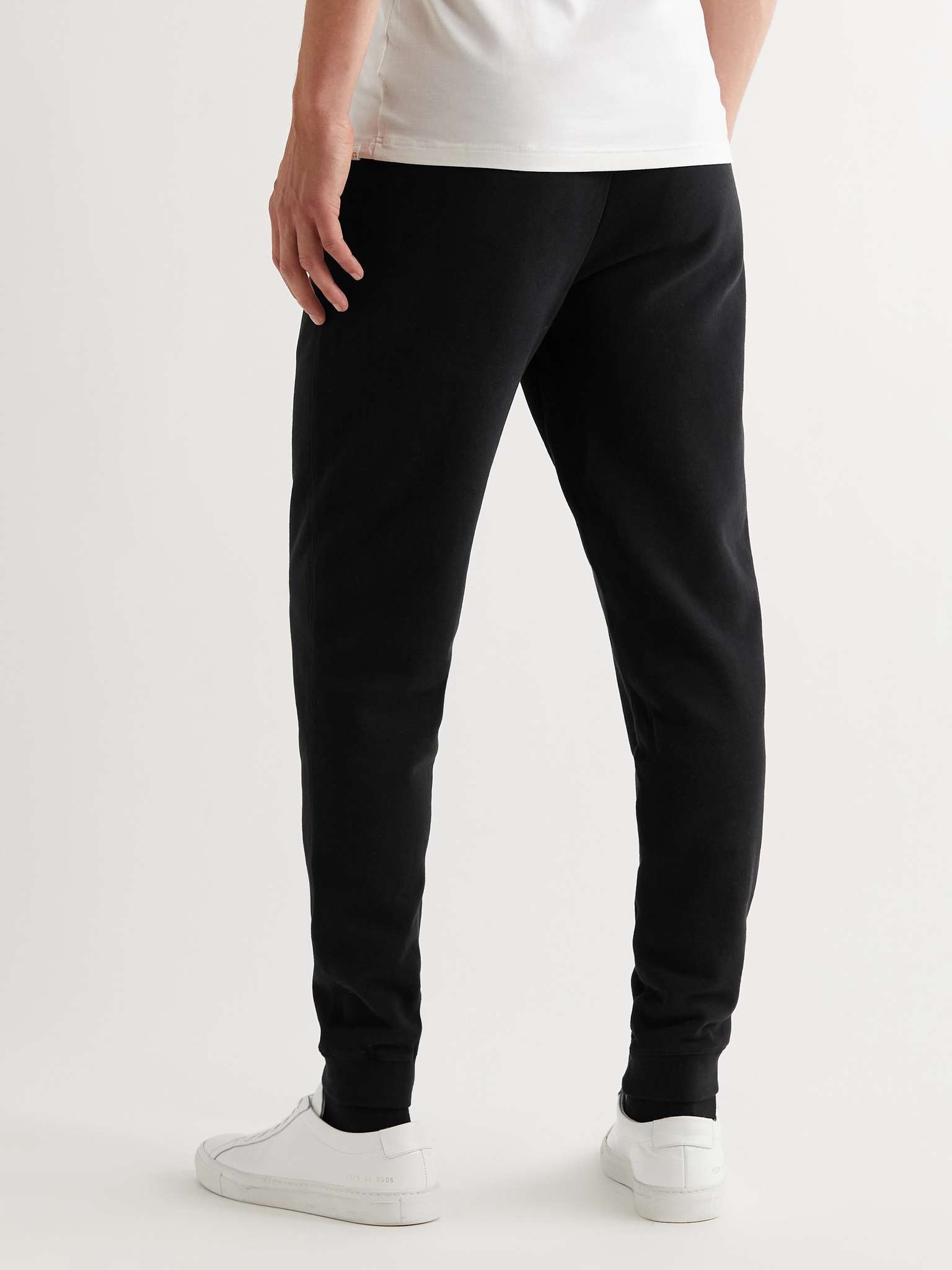 Devon Slim-Fit Tapered Cotton-Jersey Sweatpants - 4