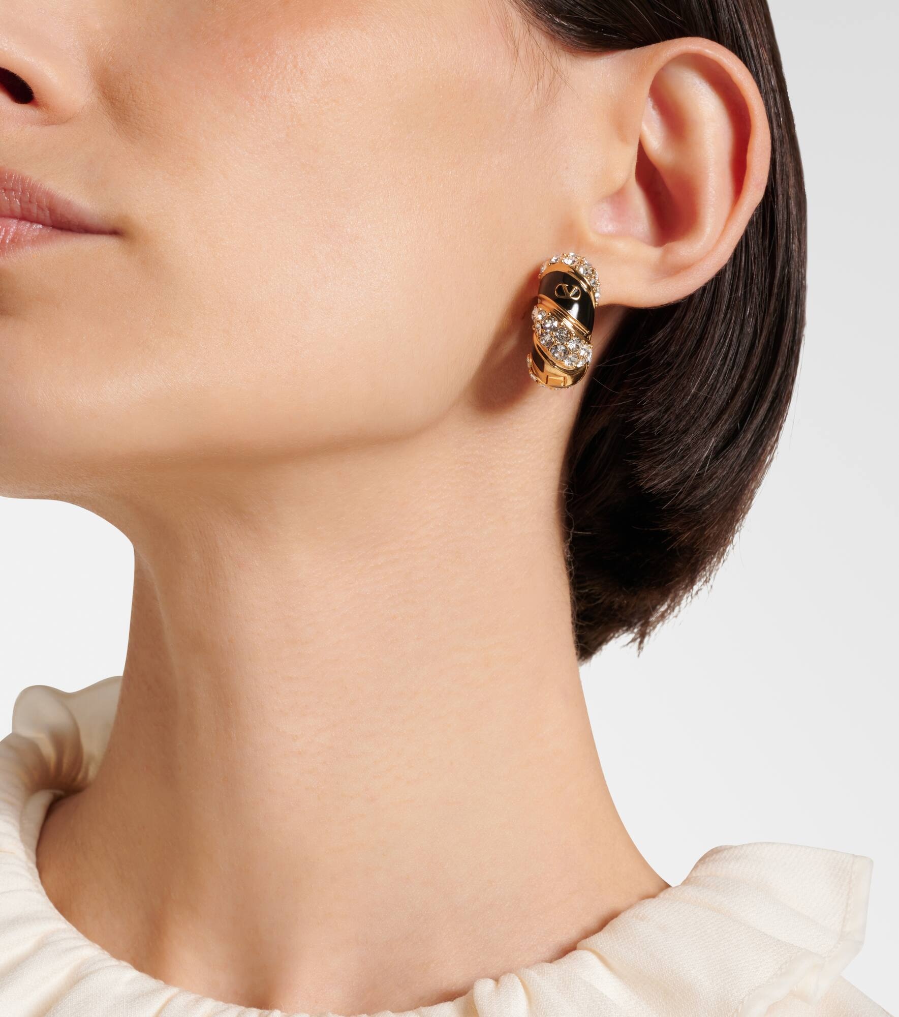 Famiglia embellished hoop earrings - 6