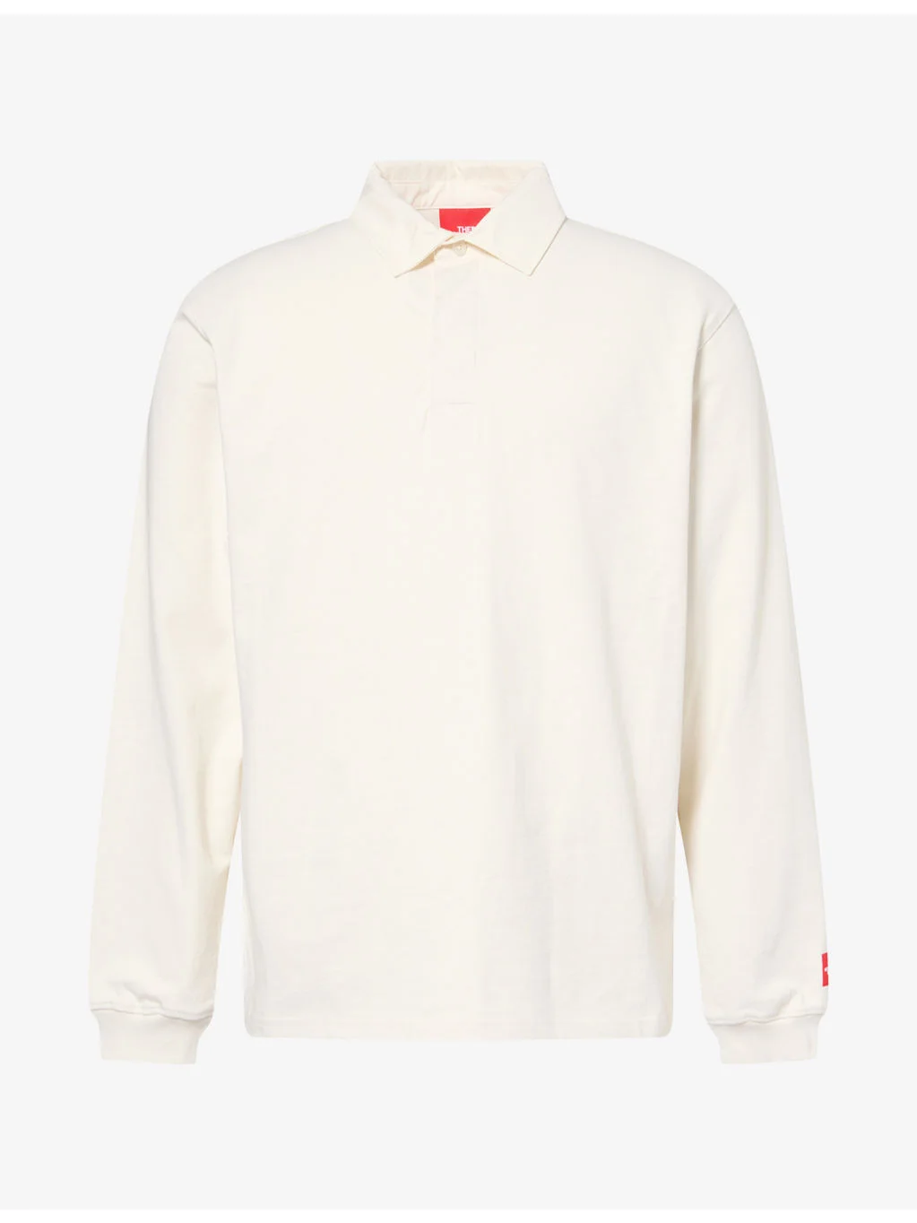 Red Box Rugby Long-Sleeve Cotton-Stretch Shirt - 1