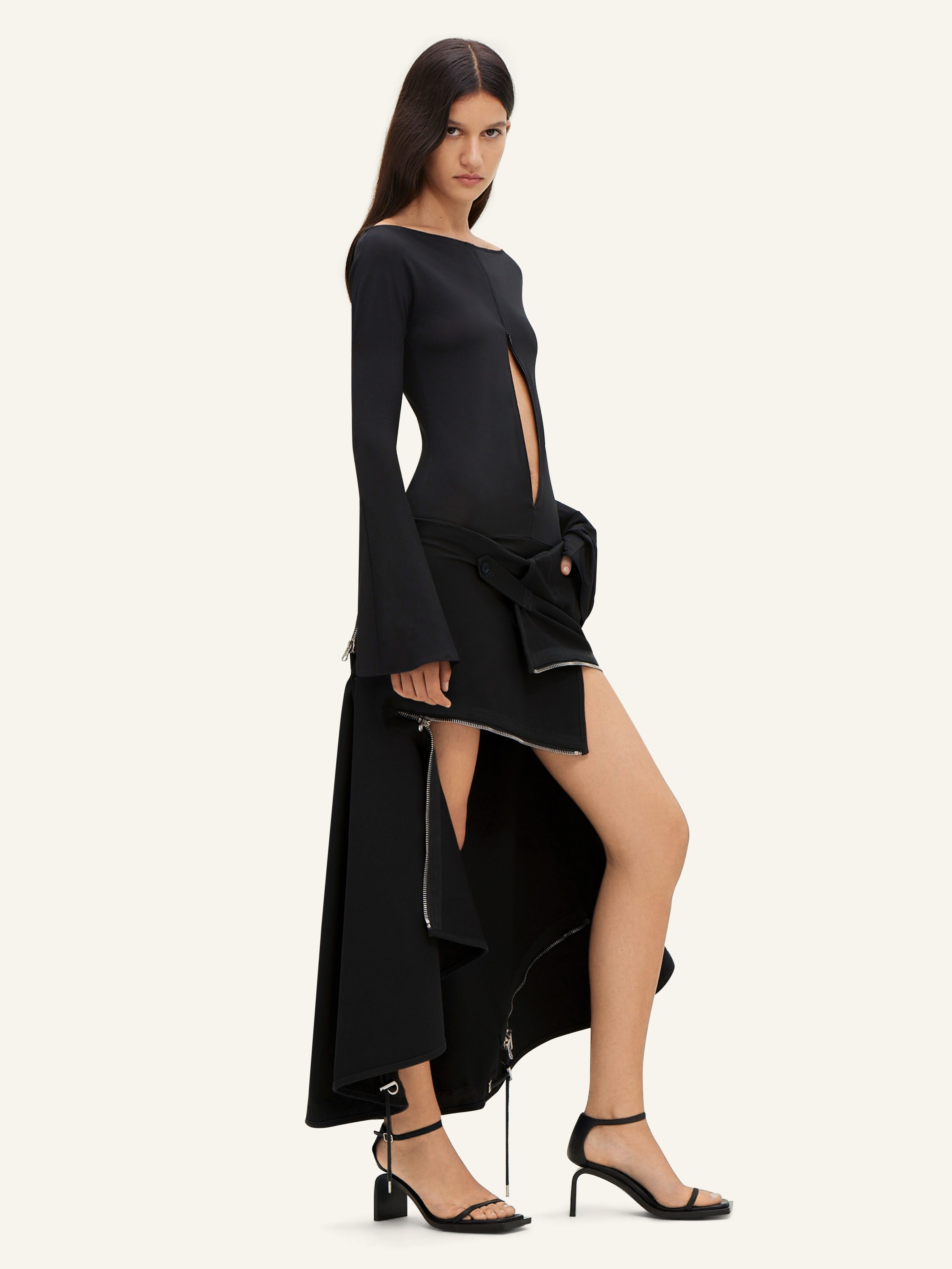 MODULAR COTTON LONG SKIRT - 4
