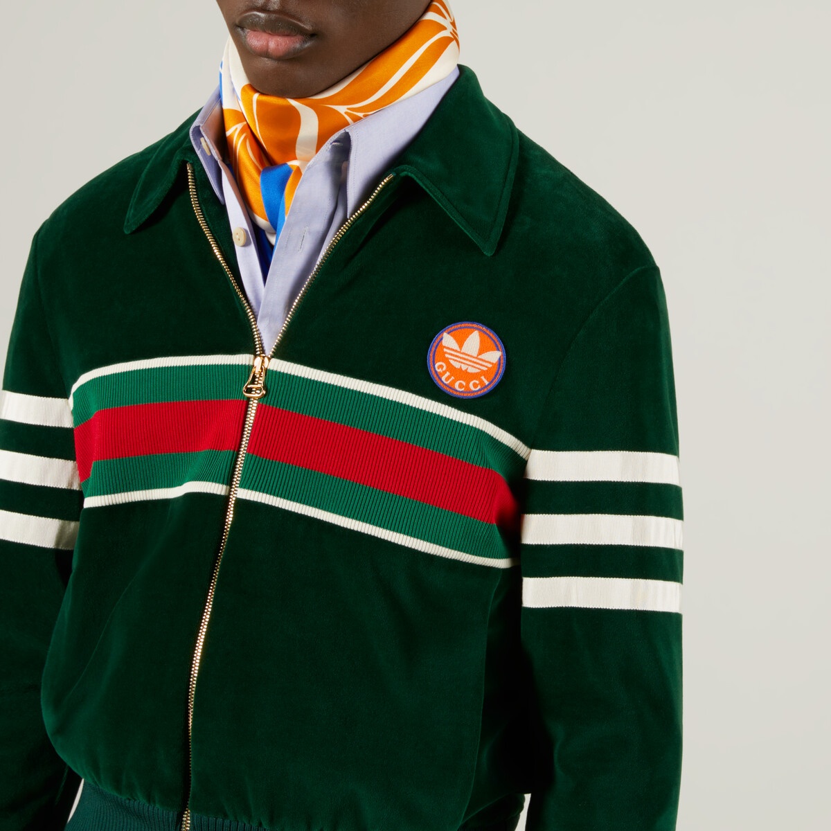 adidas x Gucci zip jacket - 4