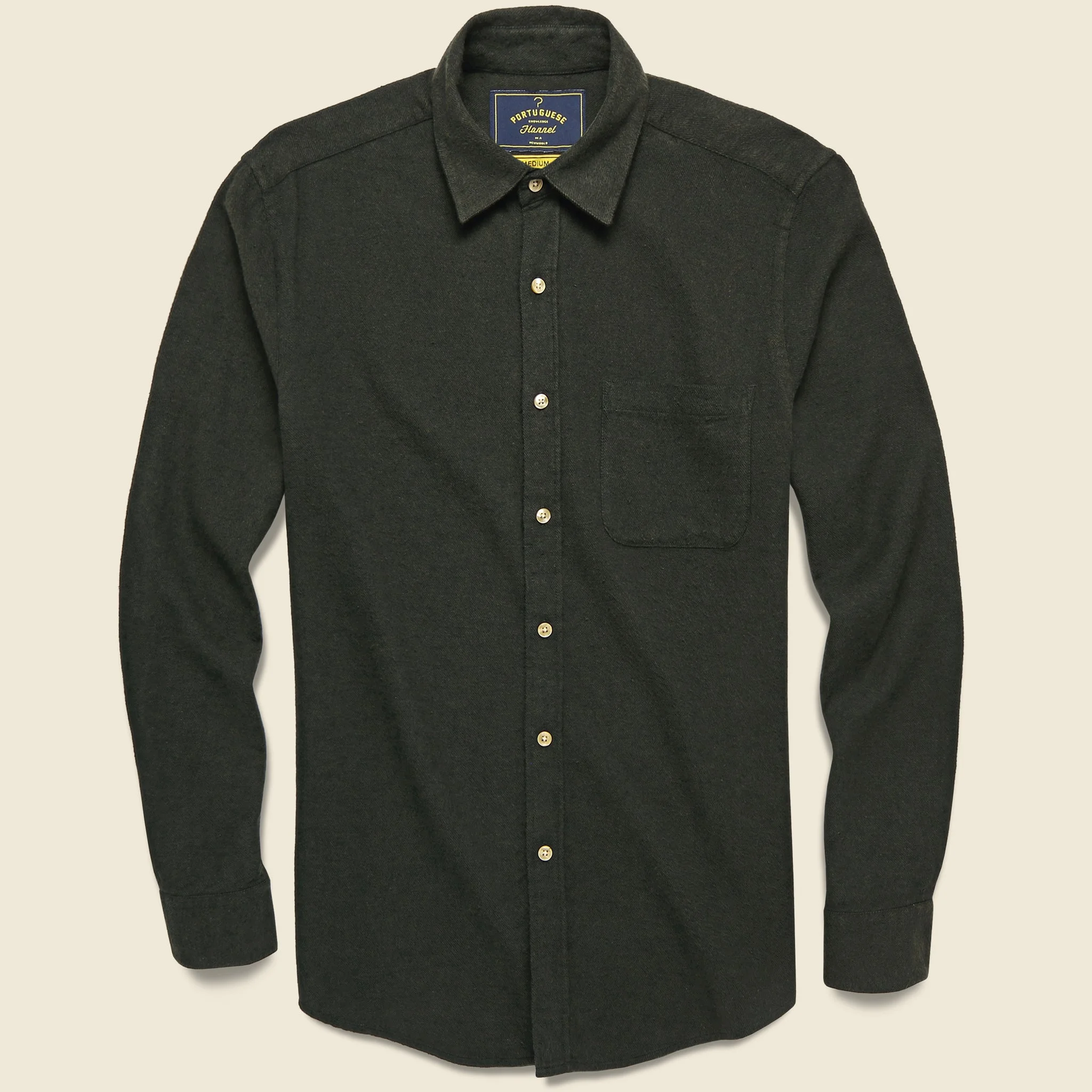 Flannel Teca Shirt - Olive - 1