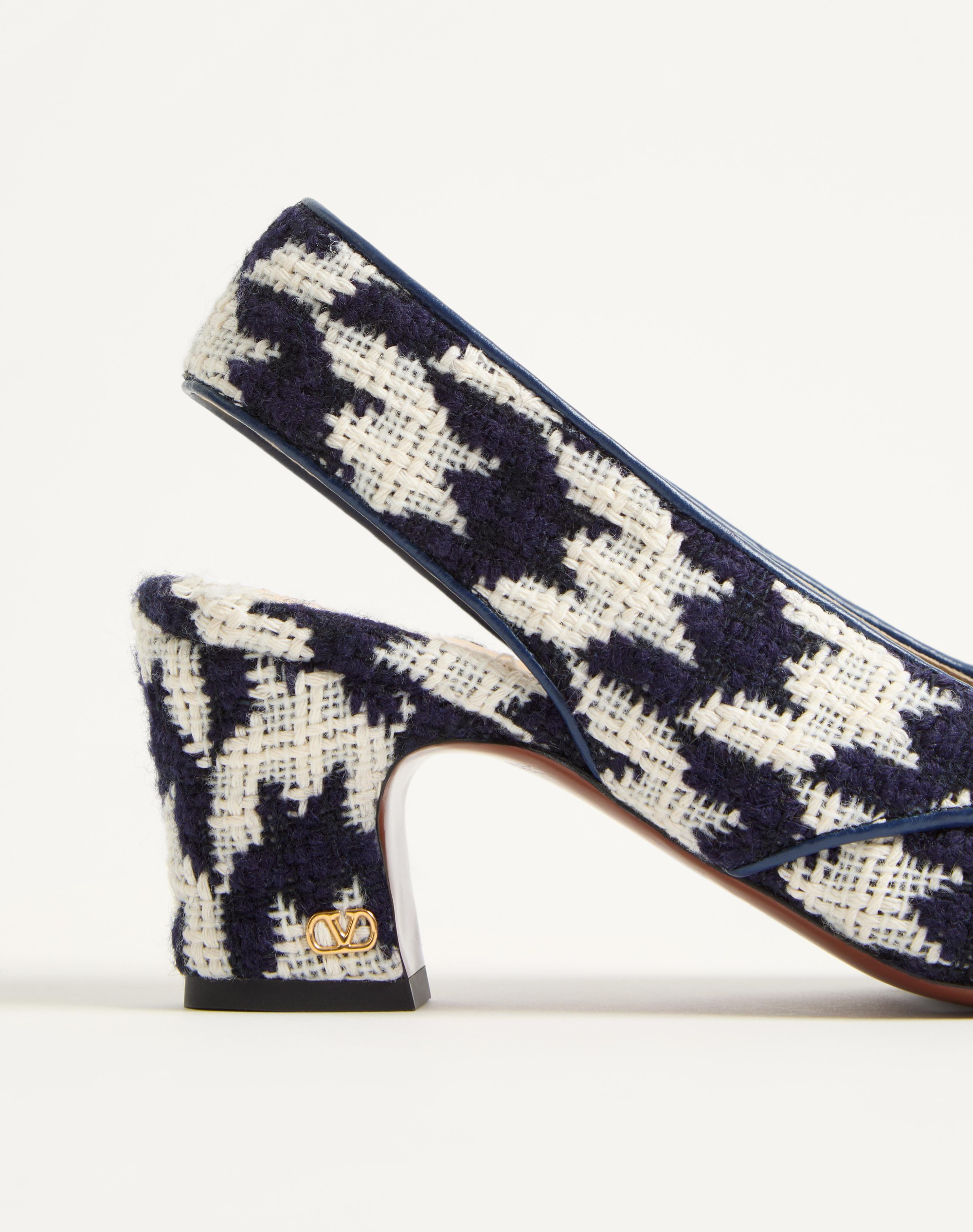 ADAMANTINE SLINGBACK PUMPS IN TWEED 60MM - 7