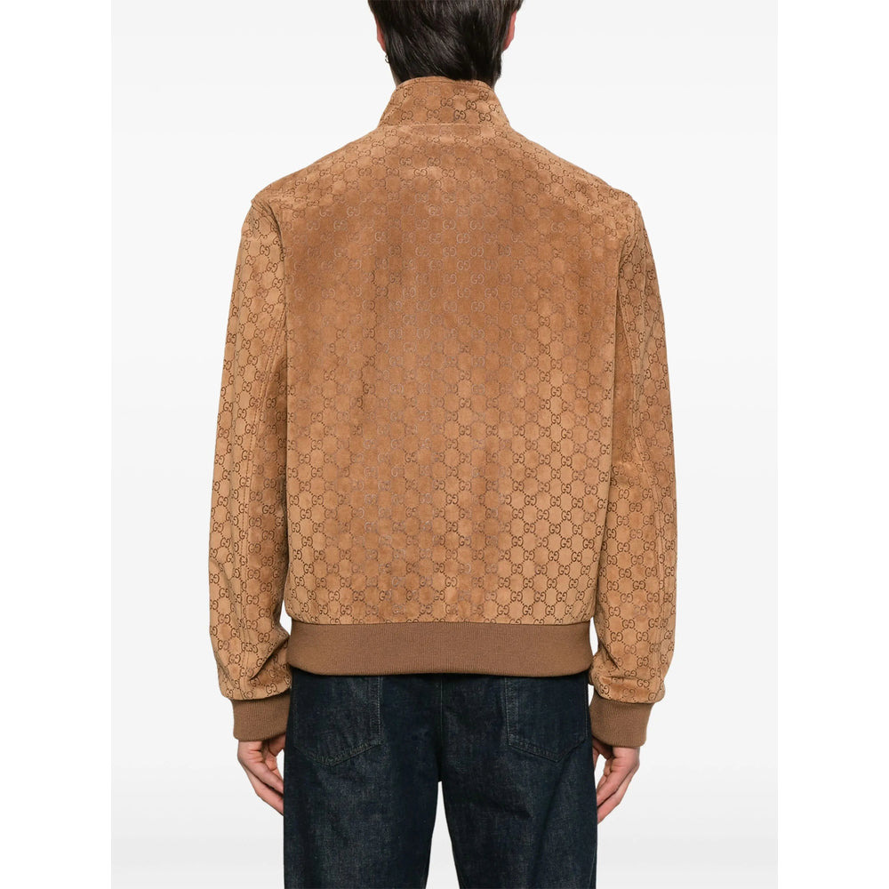 Gucci Brown Jackets - Leather Jackets Men - 2