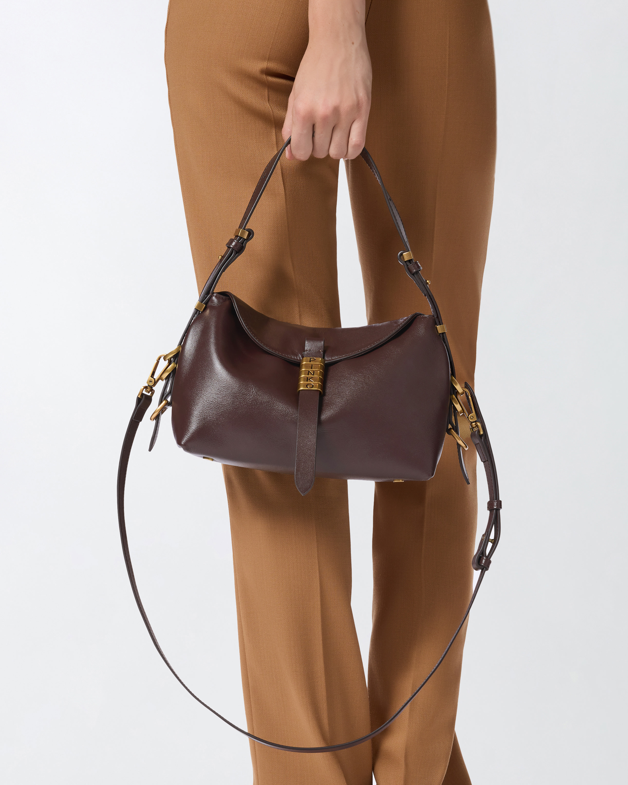SADDLE BAG BAGUETTE SMALL LEATHER SHOULDER BAG - 6