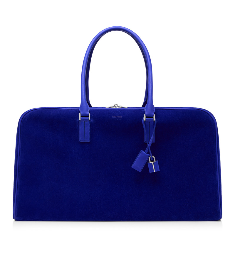 SUEDE BOWLING BAG 1