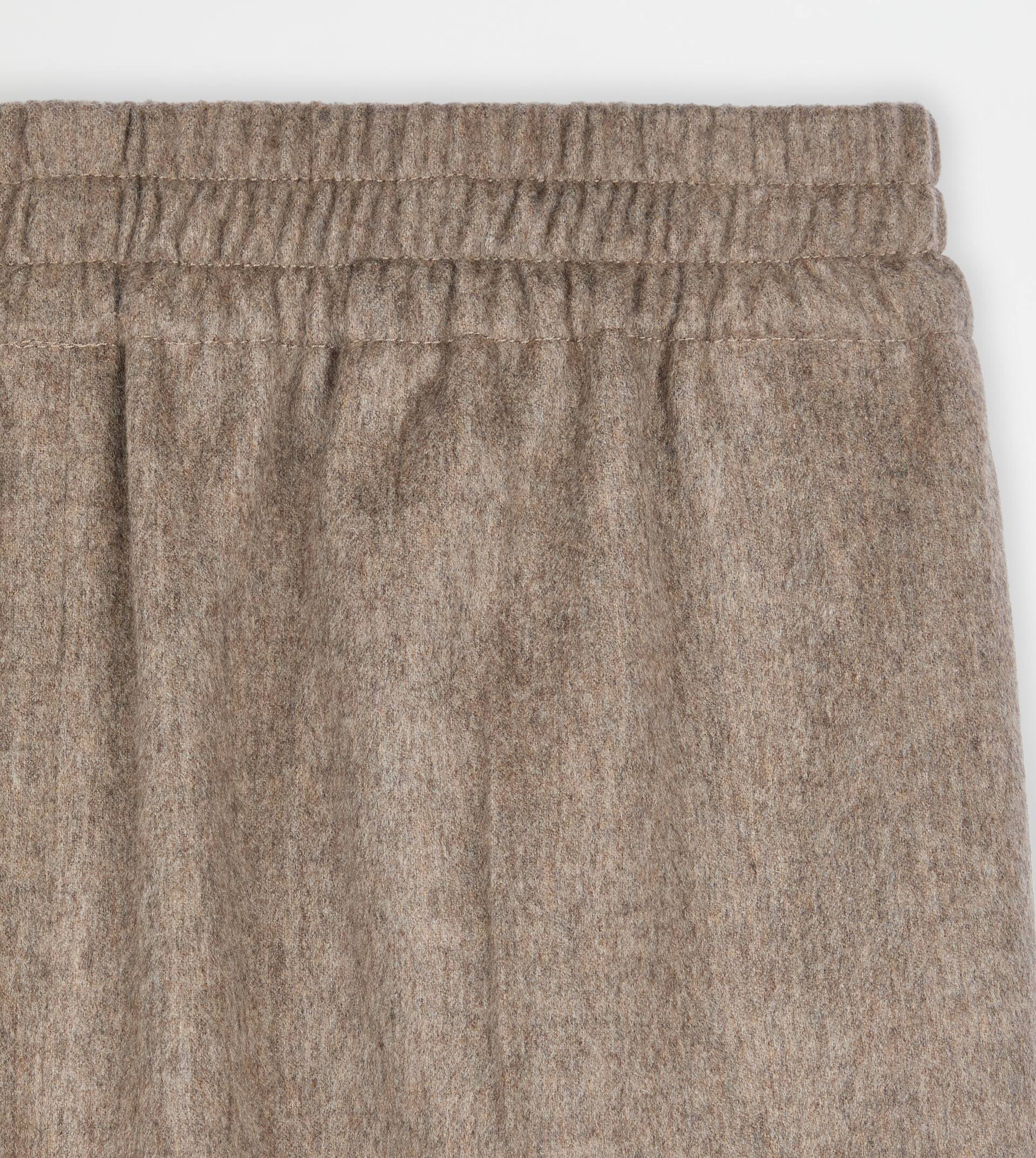 CASHMERE BLEND PANTS - BEIGE - 2