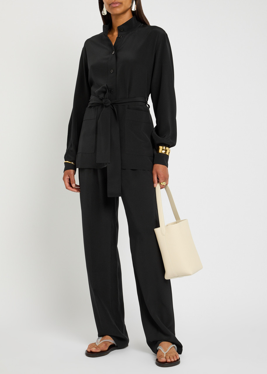 Joseph Tarn Silk-crepe Trousers - 4